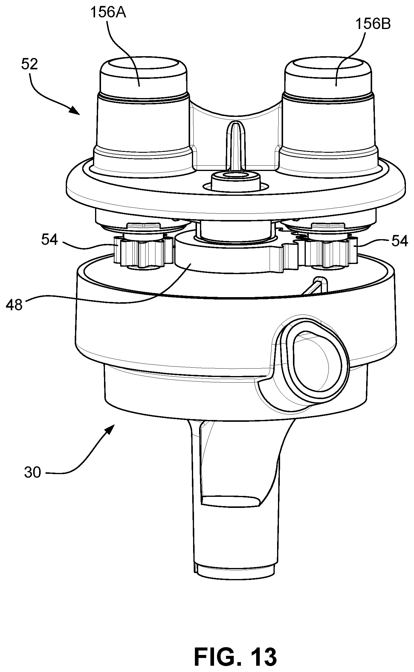 Patent US12564848 Figure 12 – Irrigation sprinkler with multiple patterns and rotation speeds