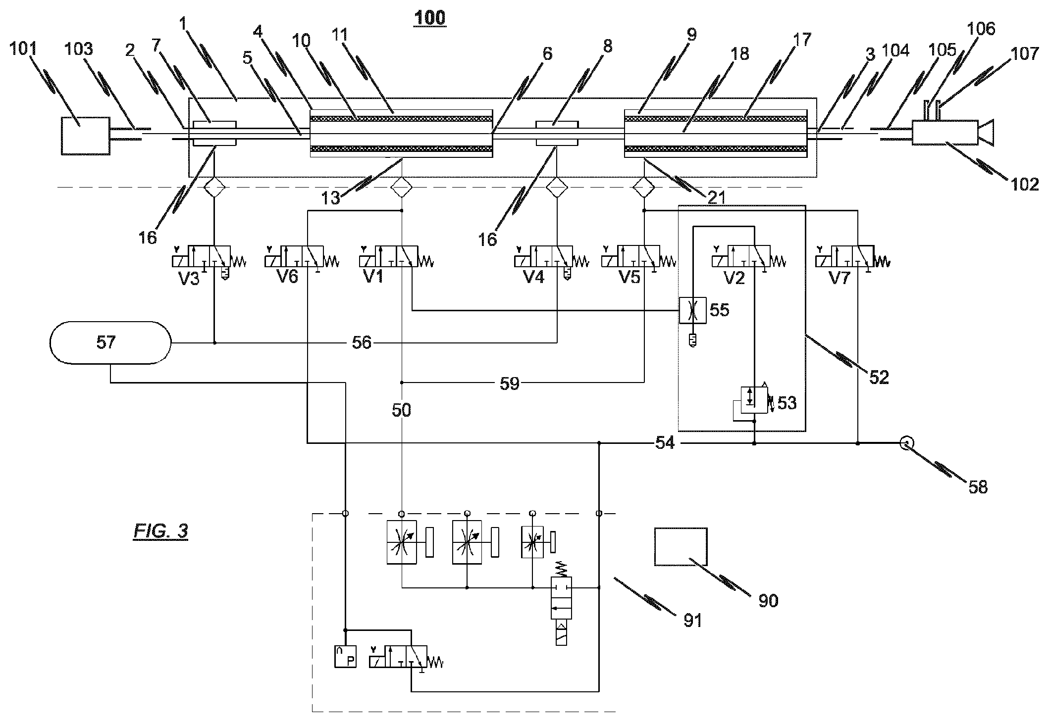 Patent US12564849 Figure 3 – Dense phase powder pump