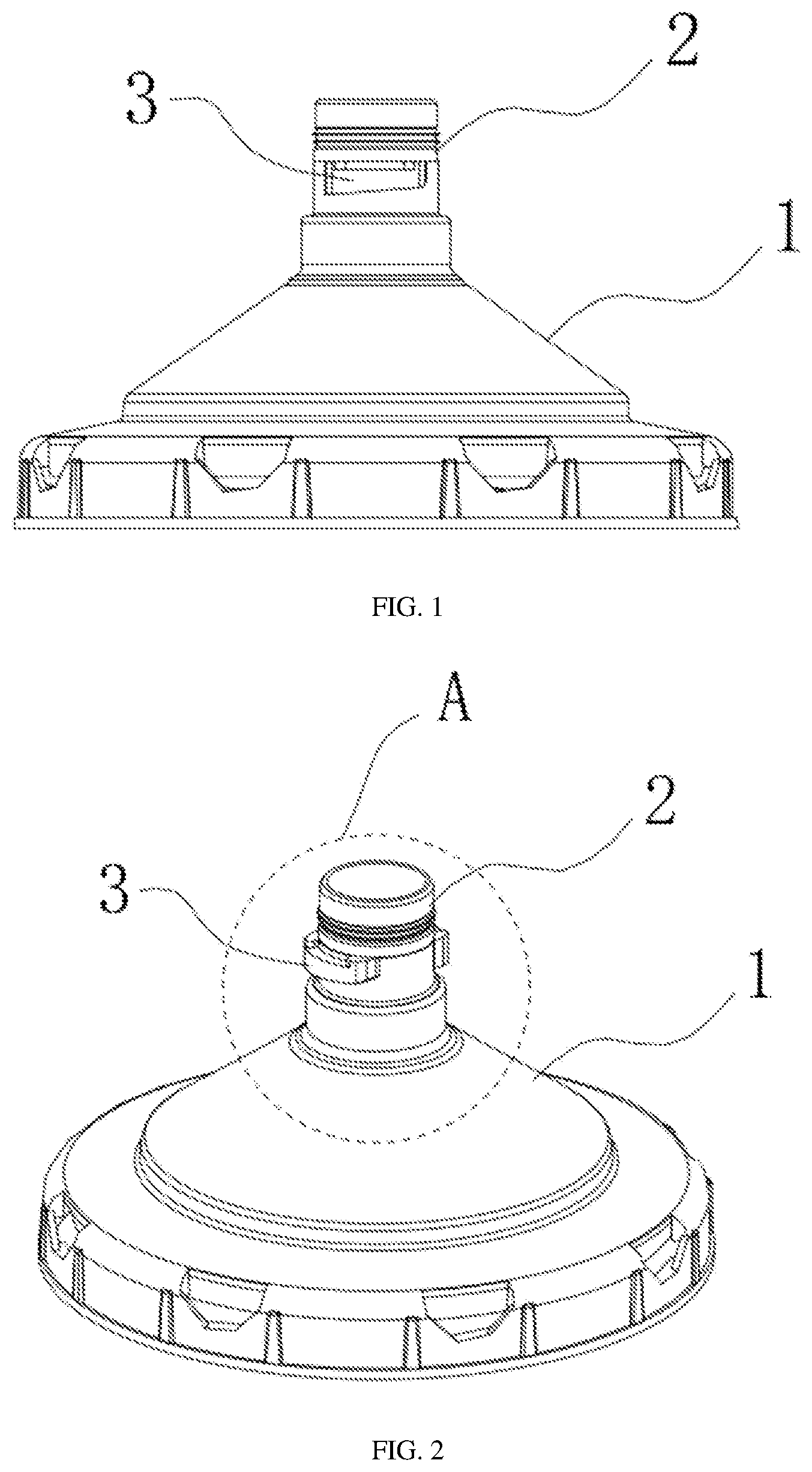 Patent US12564850 — Reservoir seal cover, reservoir connection mechanism for spray gun, and reservoir — Figure 1