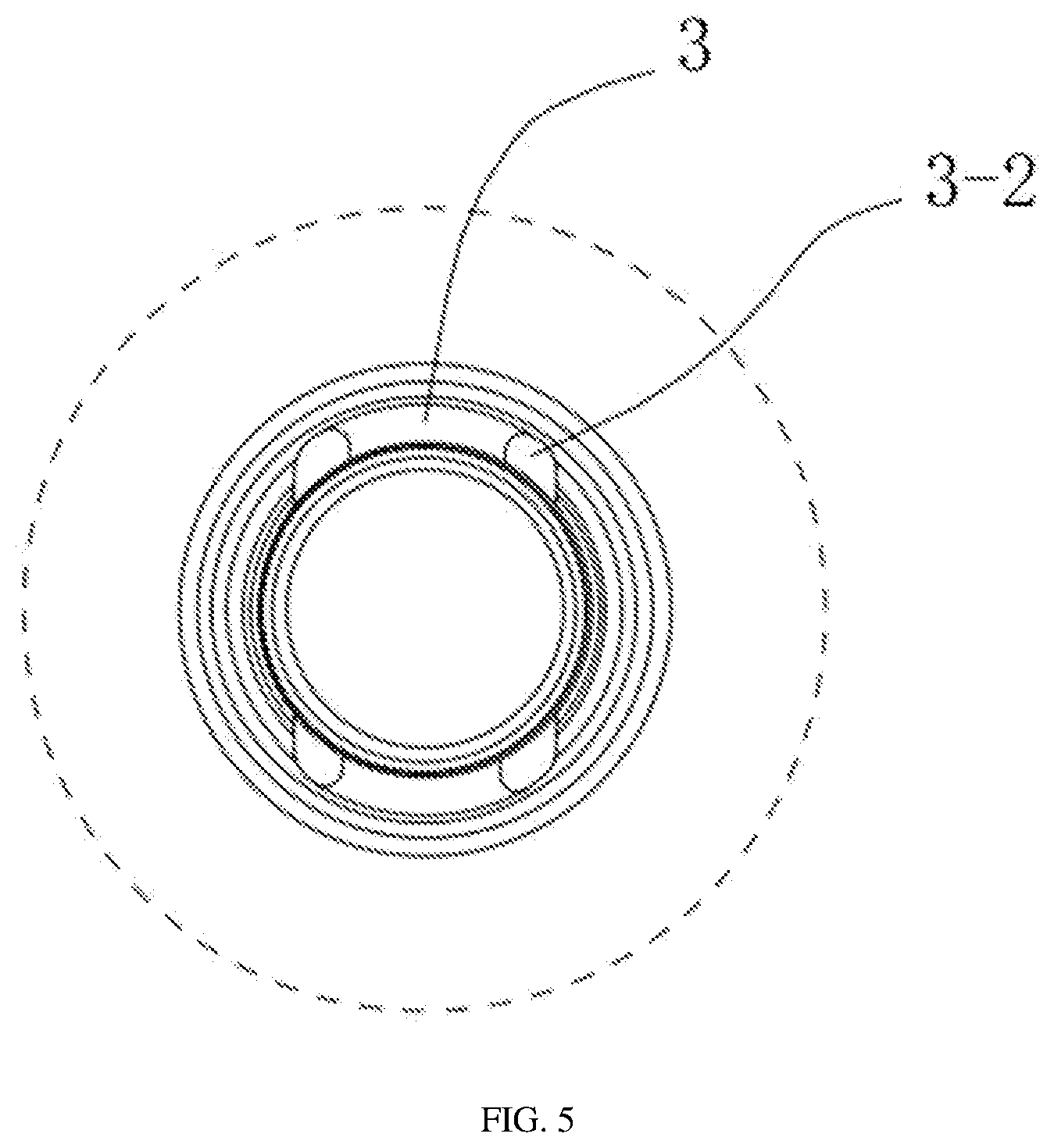 Patent US12564850 Figure 3 – Reservoir seal cover, reservoir connection mechanism for spray gun, and reservoir