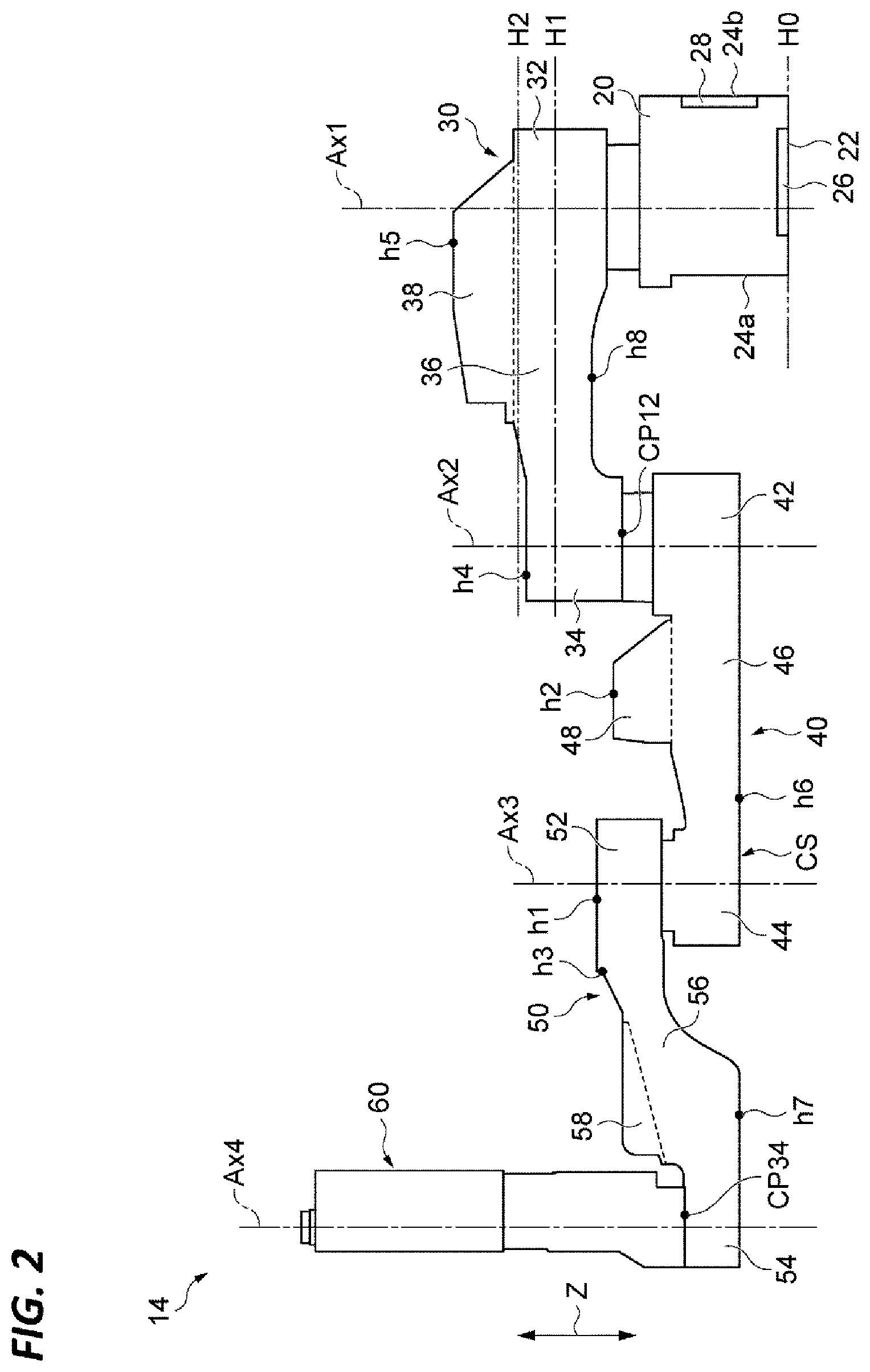 Patent US12564853 Figure 2 – Door opening/closing robot and door opening/closing system