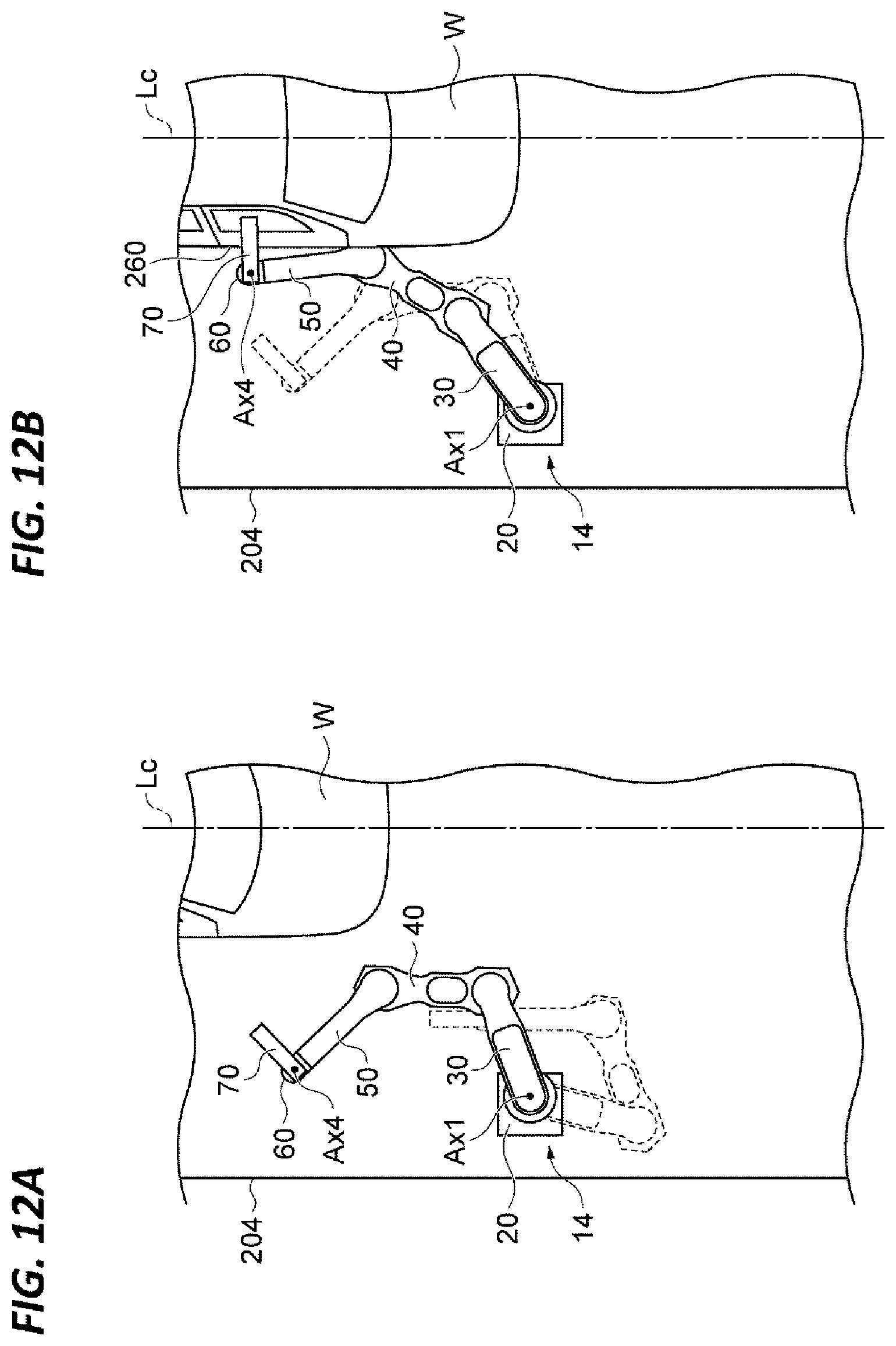 Patent US12564853 Figure 12 – Door opening/closing robot and door opening/closing system