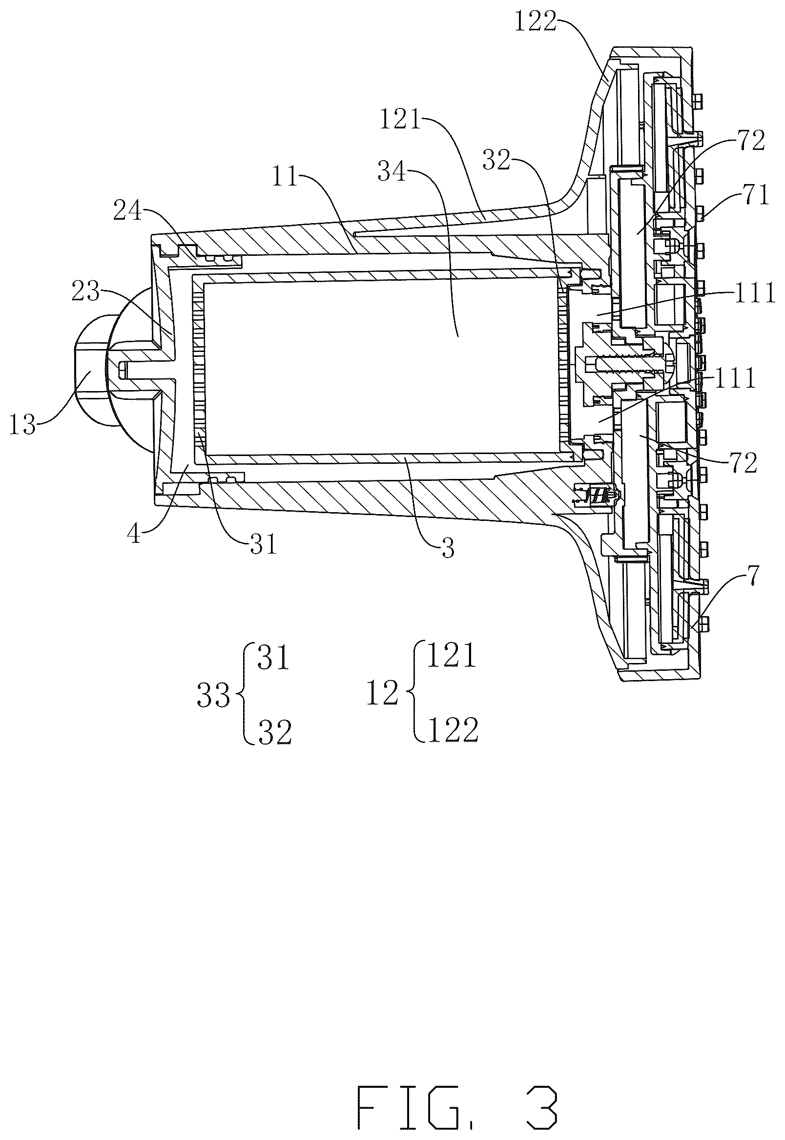 Patent US12564856 Figure 3 – Spray head
