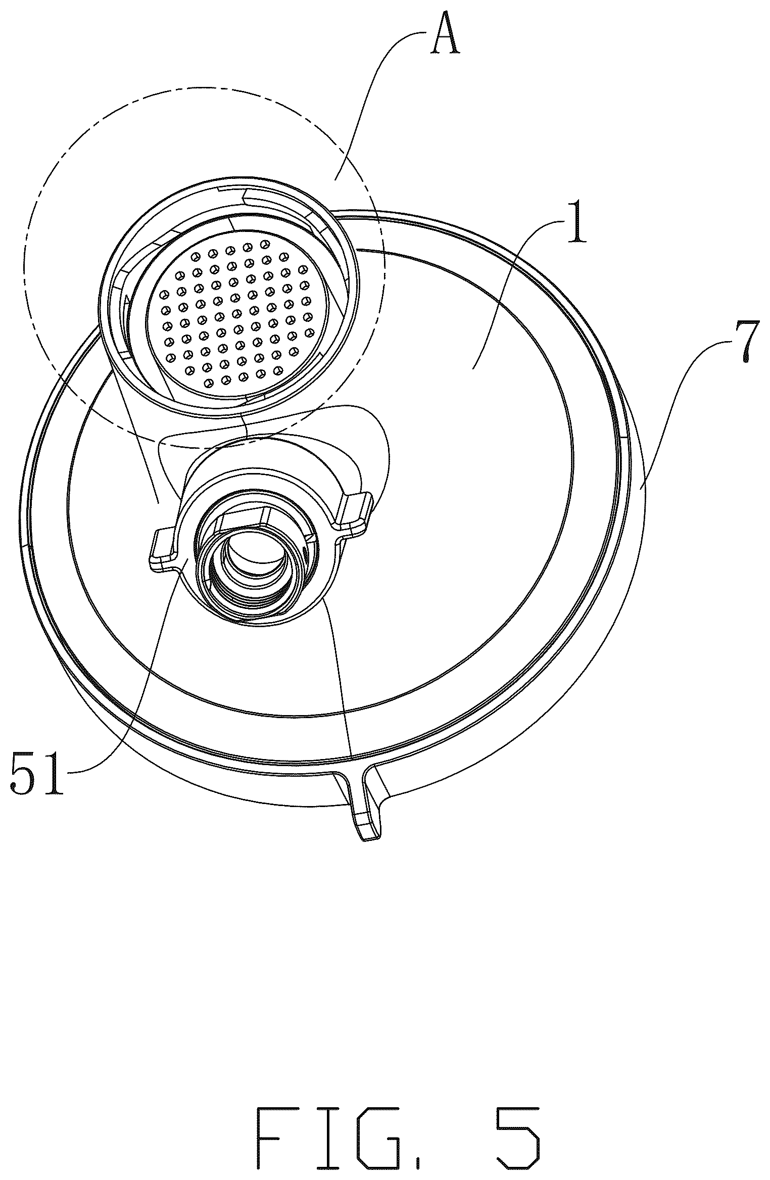Patent US12564856 Figure 5 – Spray head