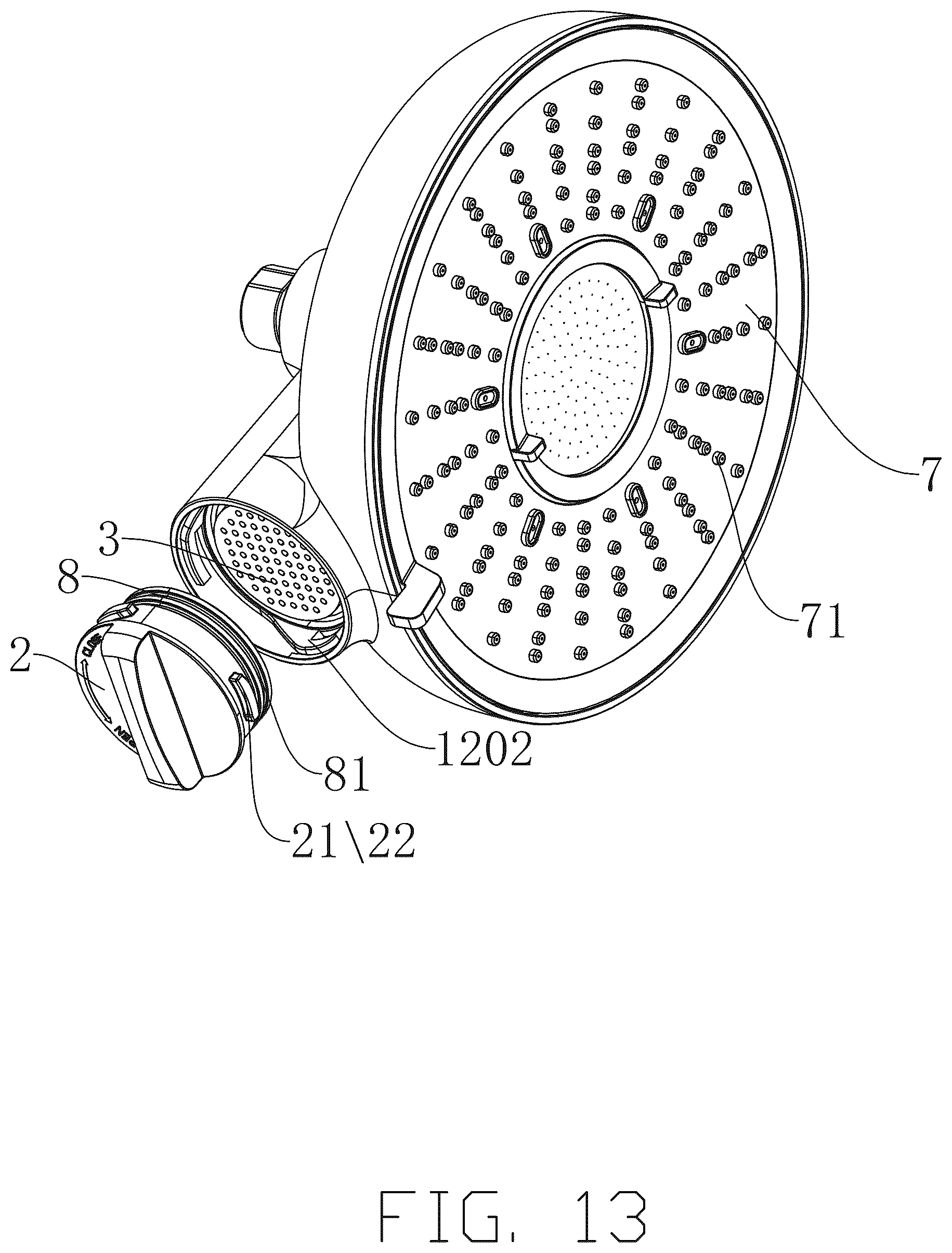 Patent US12564856 Figure 13 – Spray head