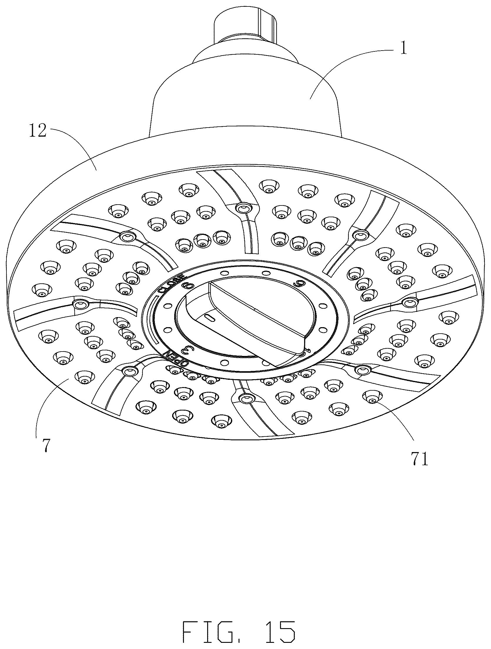 Patent US12564856 Figure 15 – Spray head