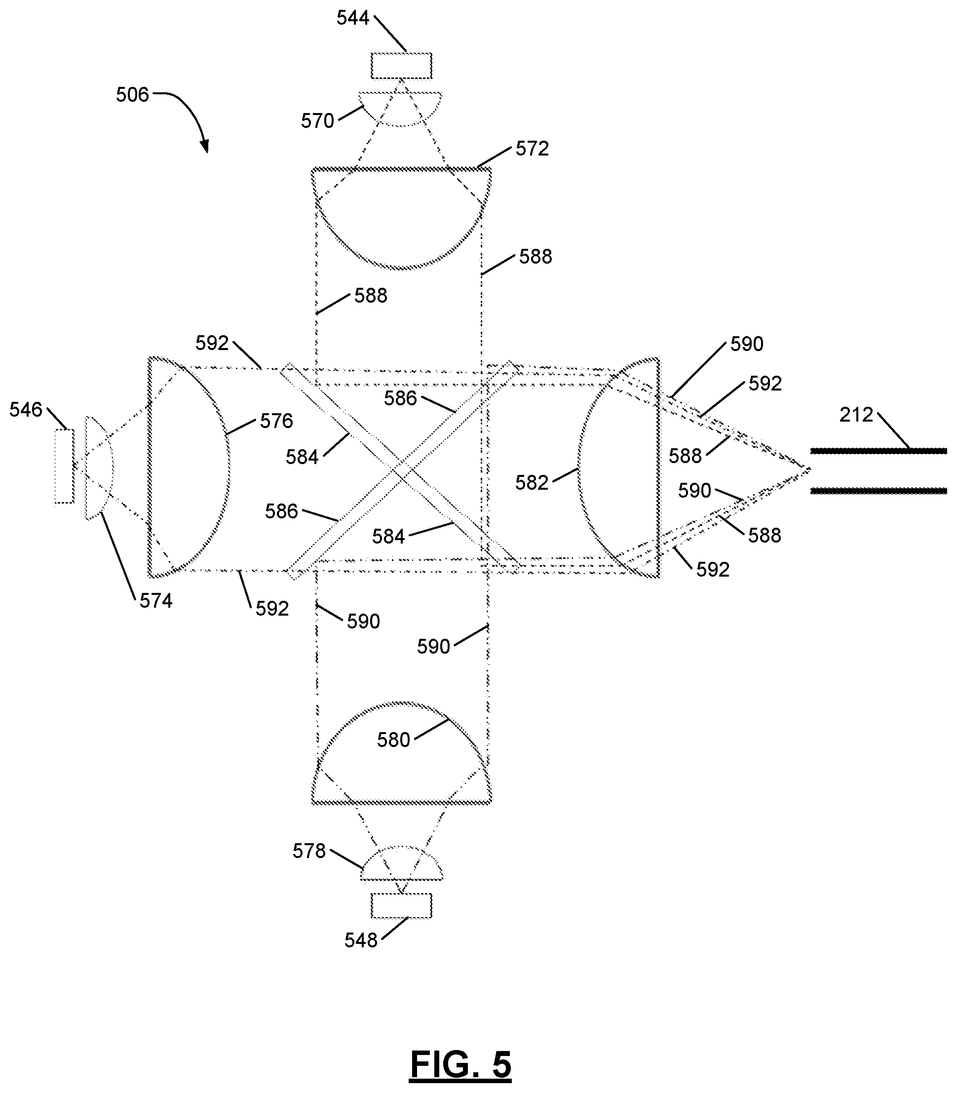 Patent US12564862 Figure 3 – Ultraviolet lighting systems with optical cables for curing paint