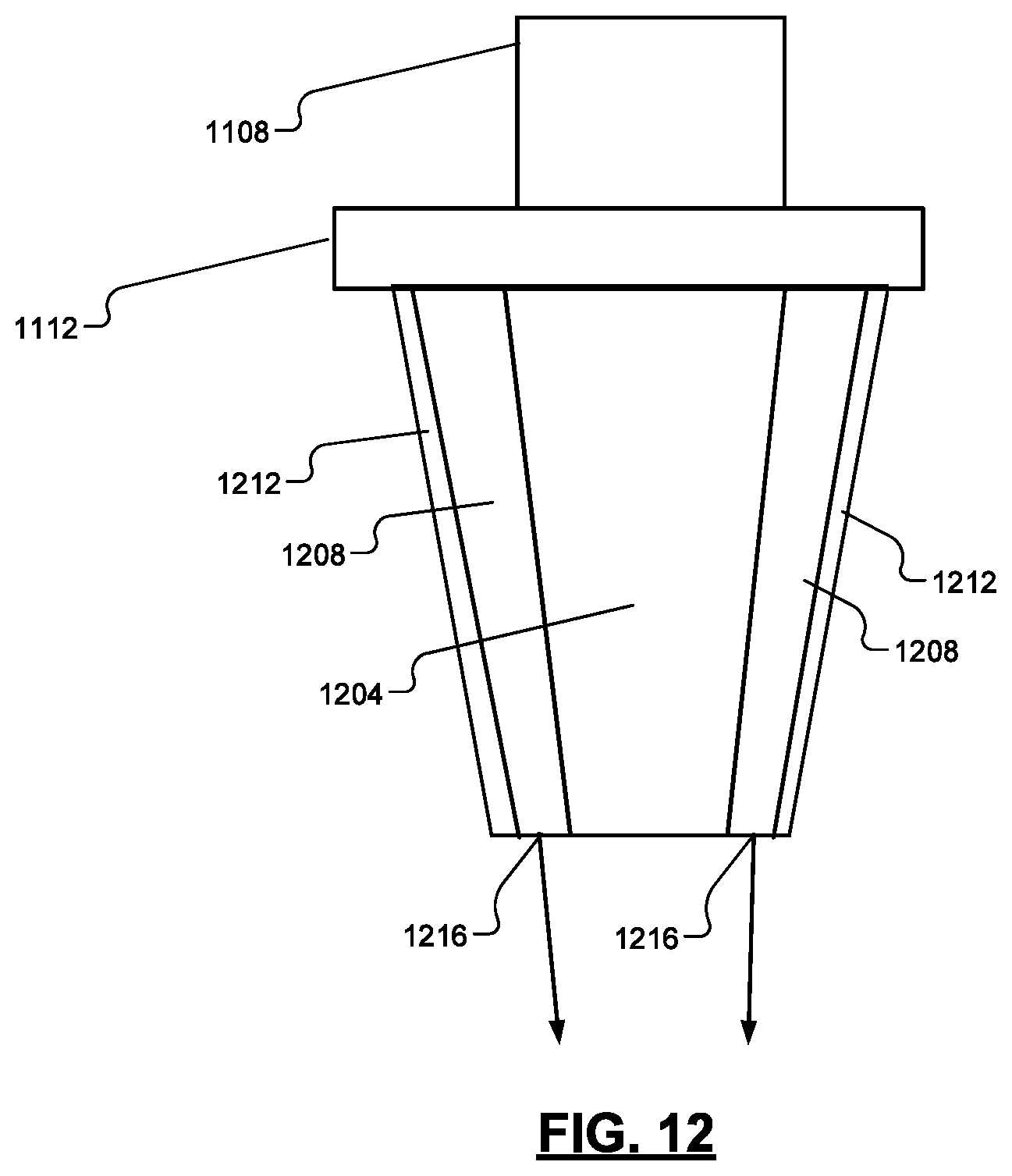 Patent US12564863 Figure 11 – Acoustic softening of non-newtonian material