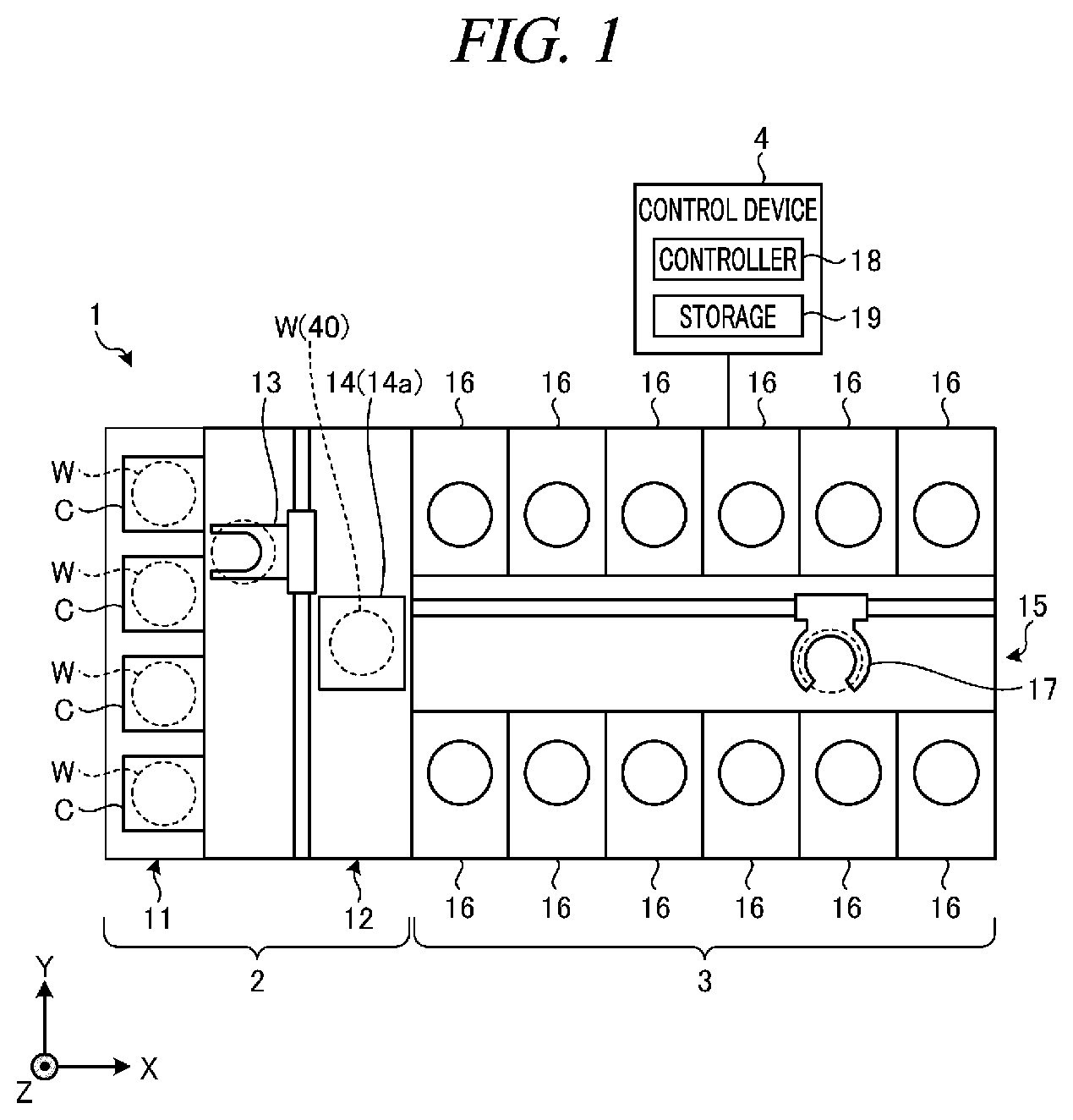 Patent US12564868 Figure 1 – Substrate processing apparatus and substrate processing method