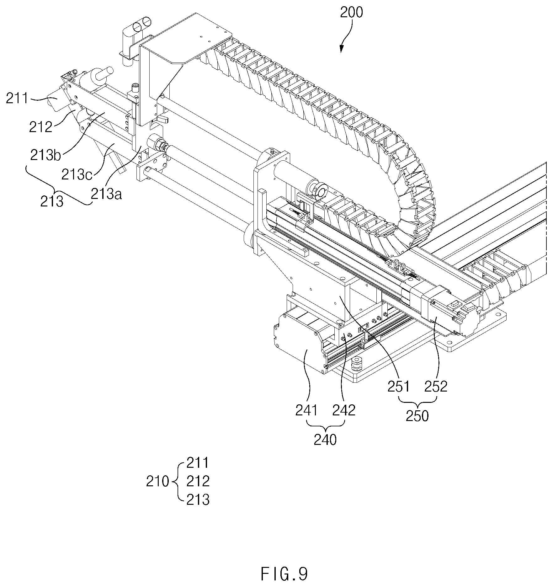 Patent US12564870 Figure 9 – Cleaning equipment and cleaning method of sealing tool