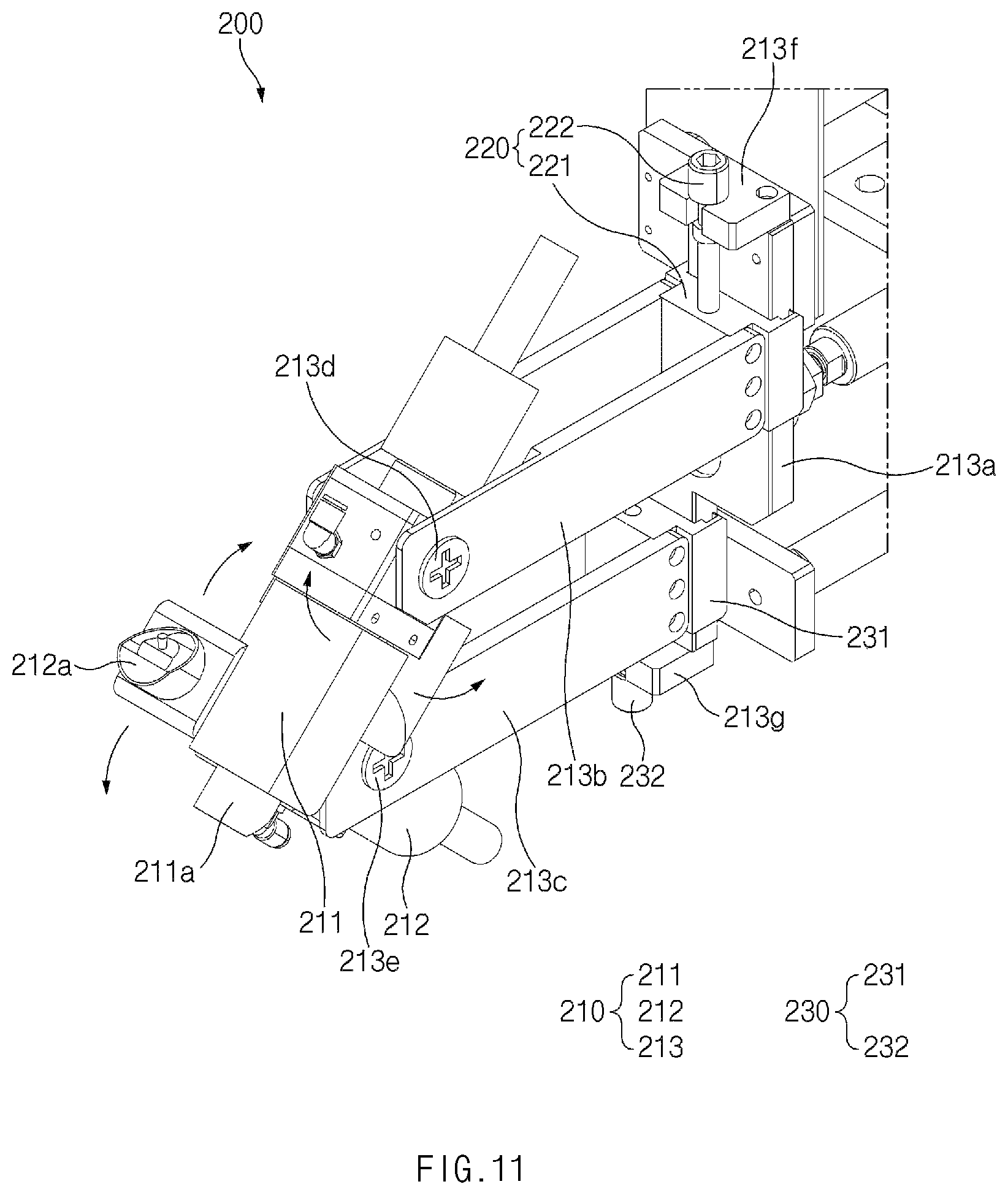 Patent US12564870 Figure 11 – Cleaning equipment and cleaning method of sealing tool