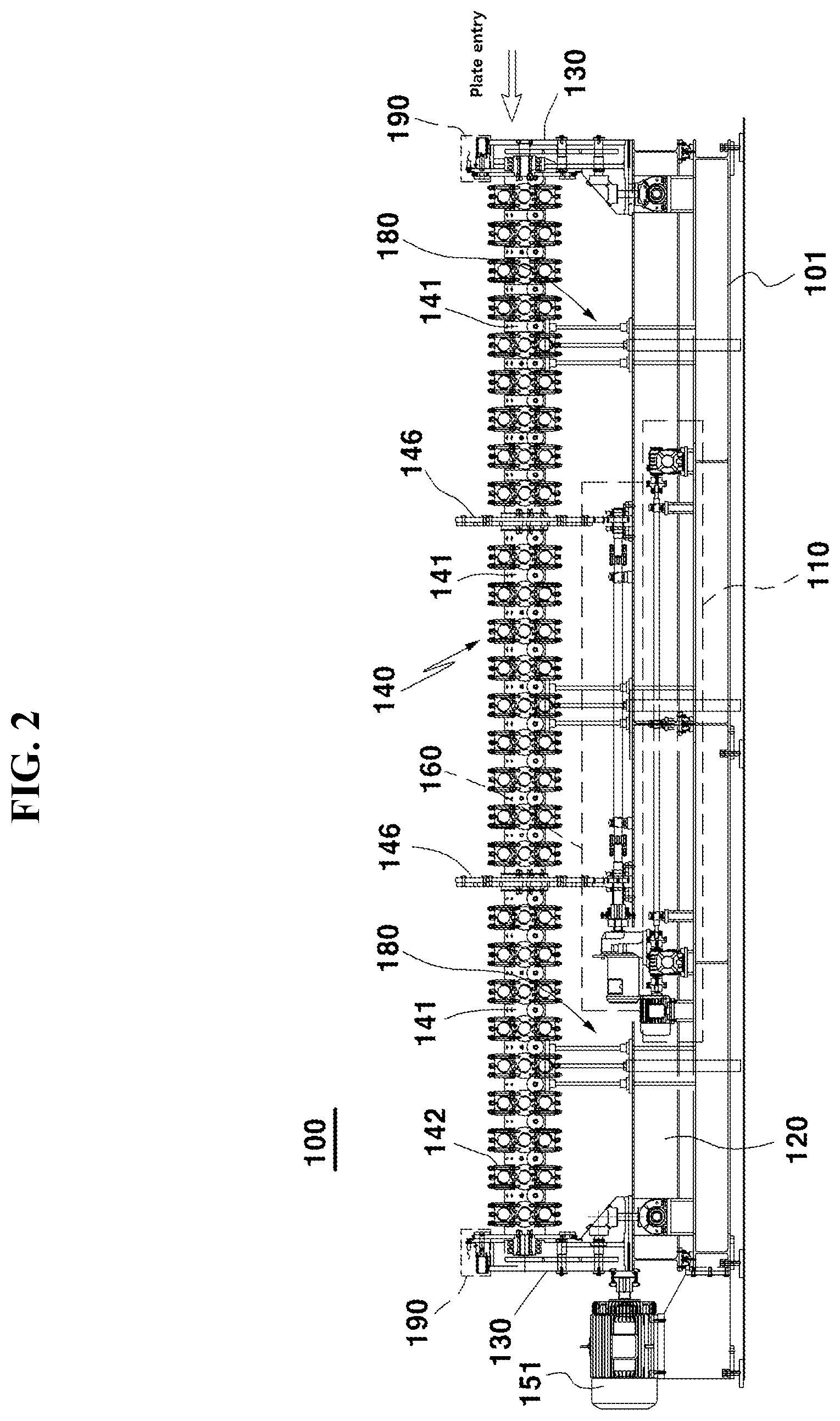 Patent US12564872 Figure 2 – Pocket flange forming device for duct
