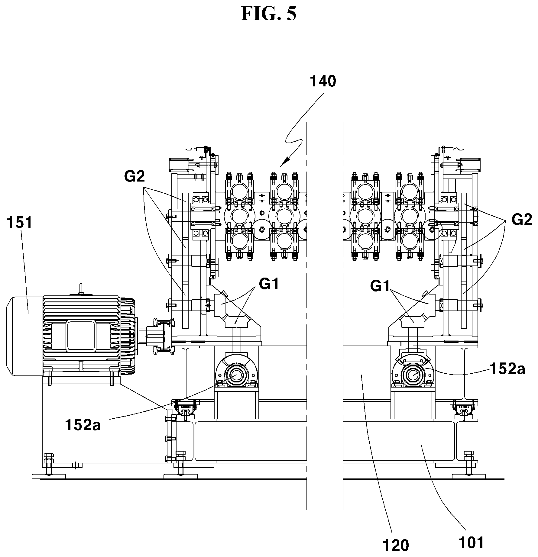 Patent US12564872 Figure 5 – Pocket flange forming device for duct
