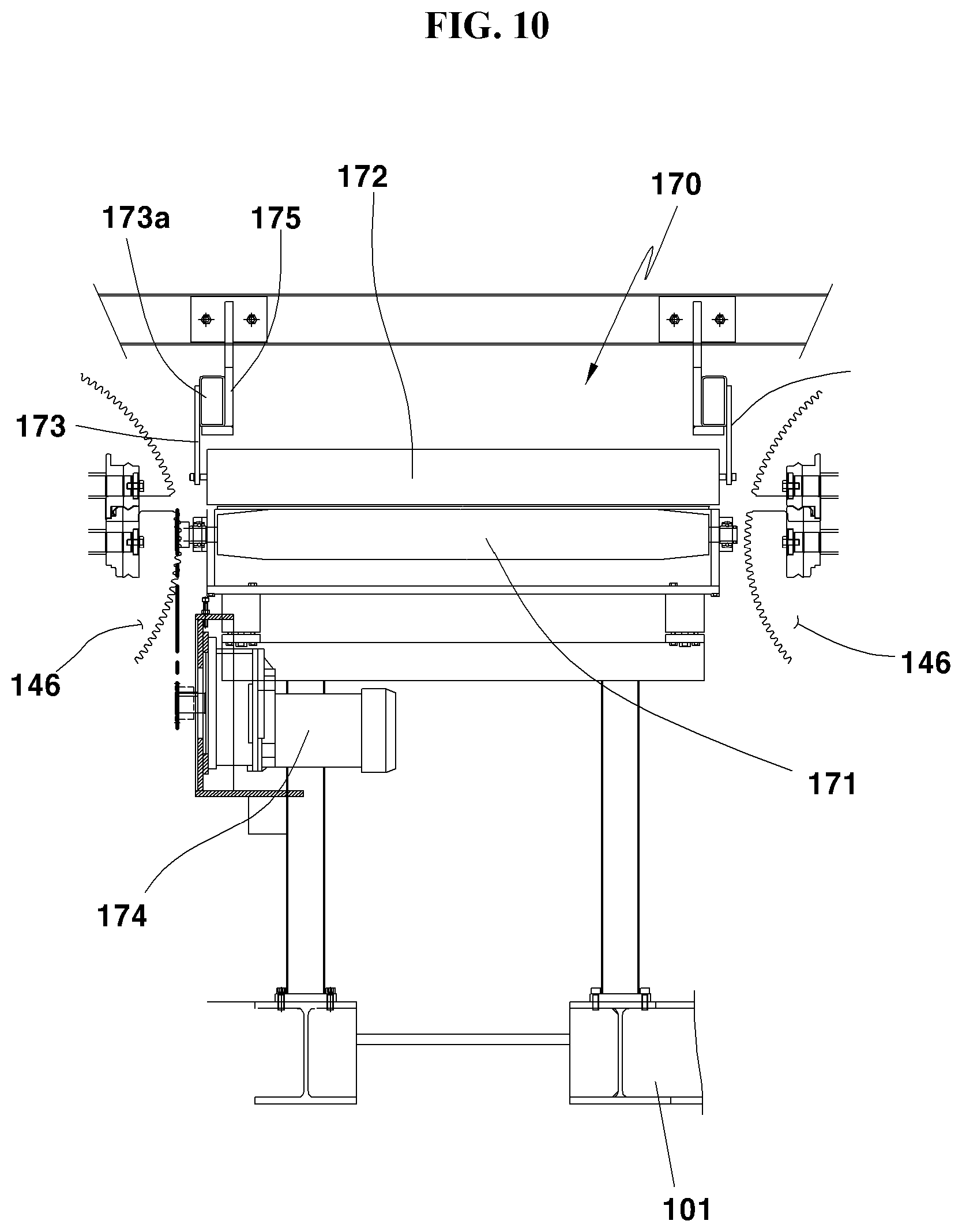 Patent US12564872 Figure 10 – Pocket flange forming device for duct