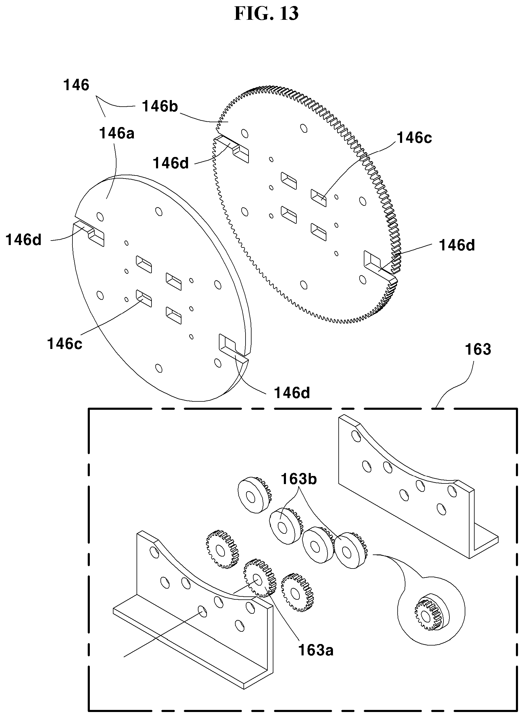 Patent US12564872 Figure 13 – Pocket flange forming device for duct