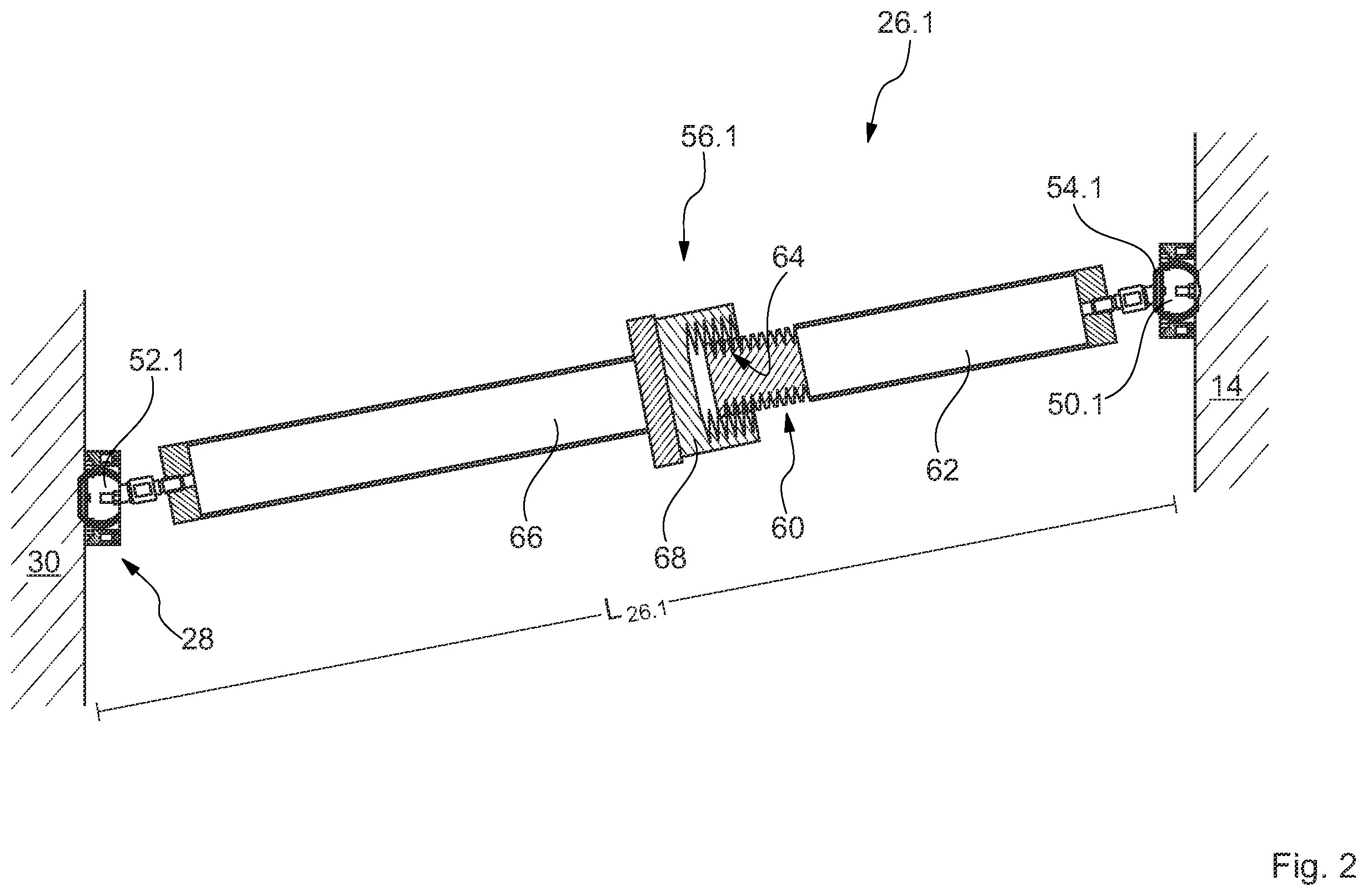 Patent US12564873 Figure 2 – Mobile machine tool