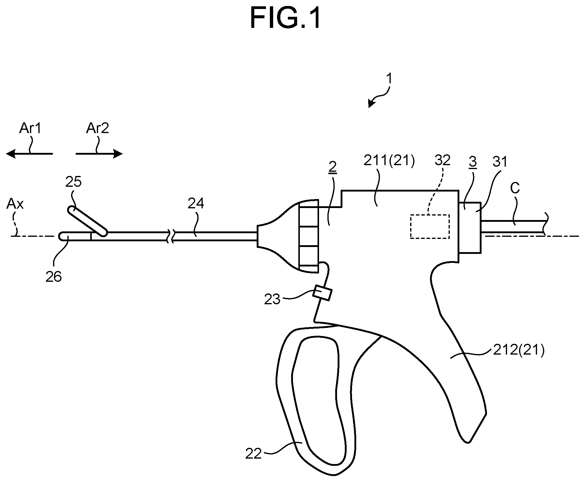 Patent US12564875 — Method of manufacturing ultrasonic treatment tool — Figure 1
