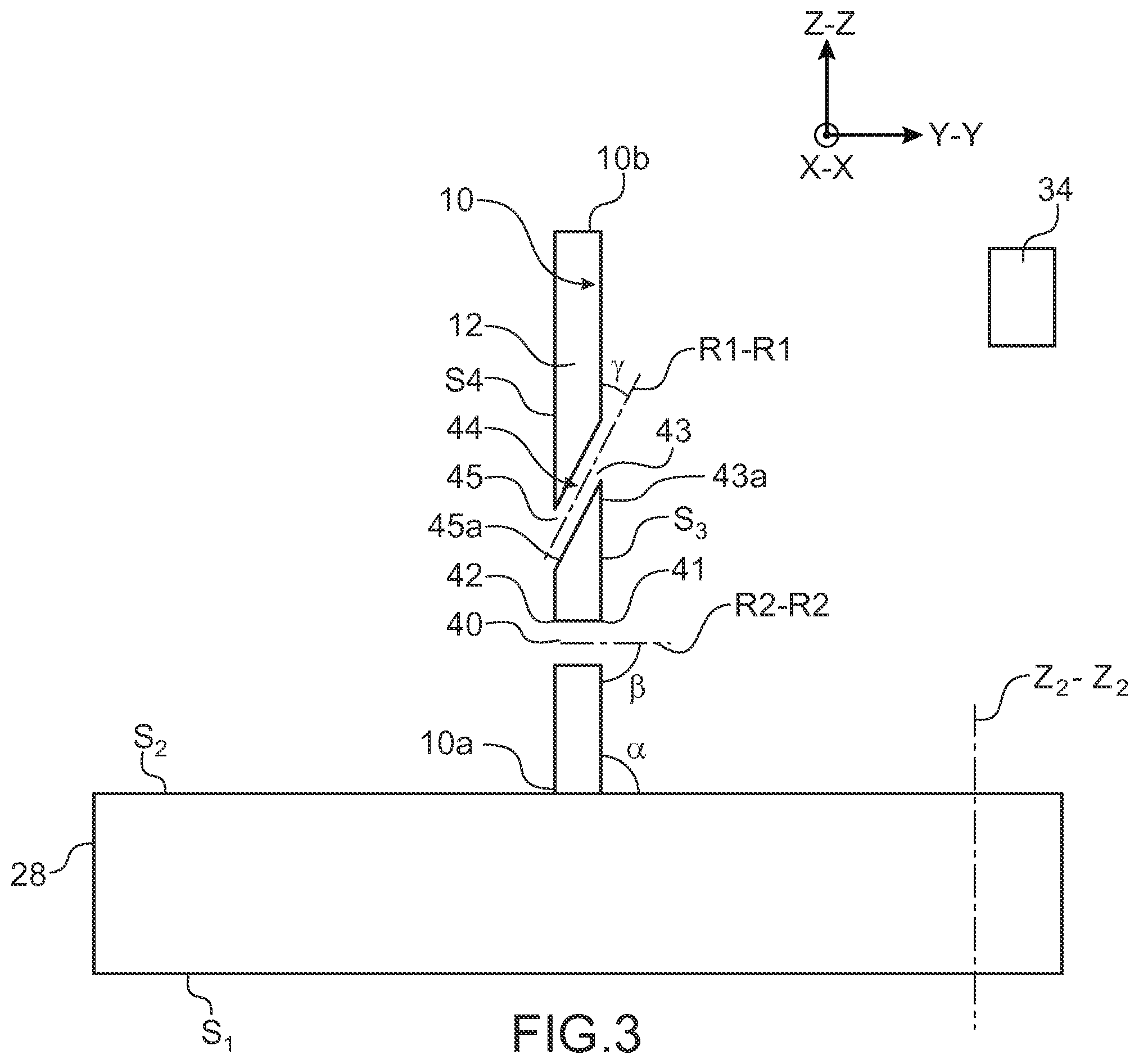 Patent US12564882 Figure 2 – Method for additive manufacturing of a wall for a turbine engine, comprising at least one cooling aperture