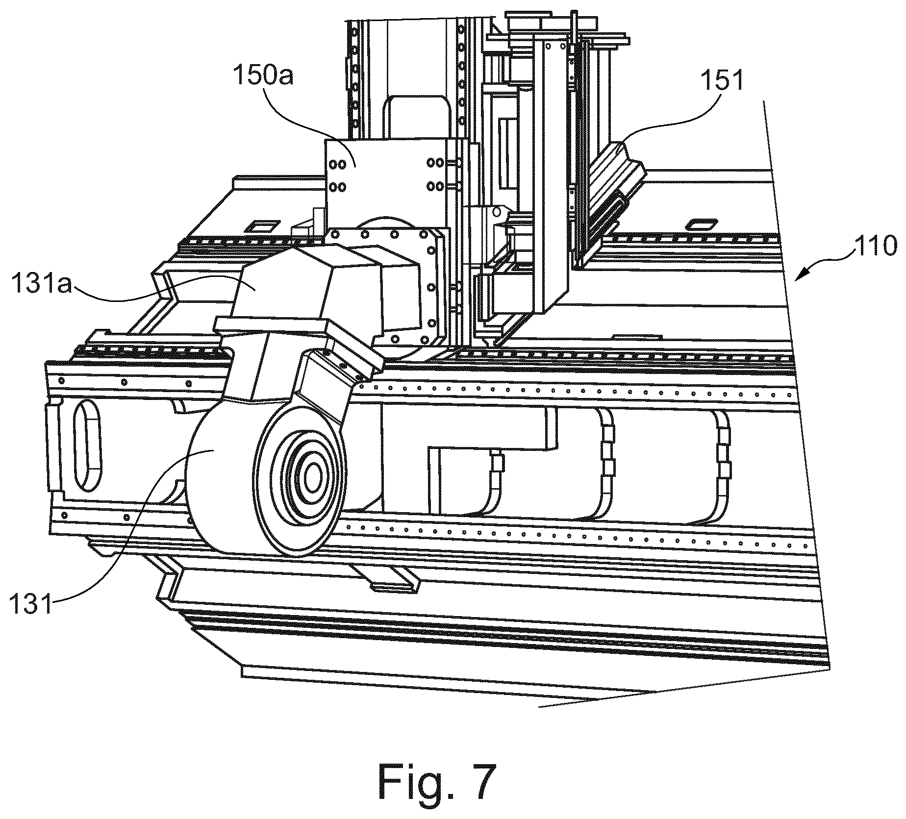 Patent US12564886 Figure 7 – Machine tool, in particular lathe with auxiliary spindle