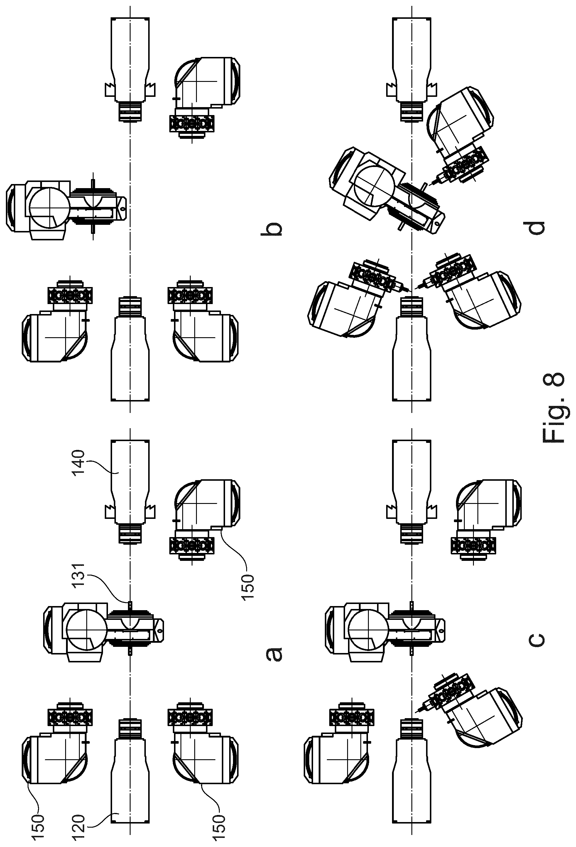 Patent US12564886 Figure 8 – Machine tool, in particular lathe with auxiliary spindle