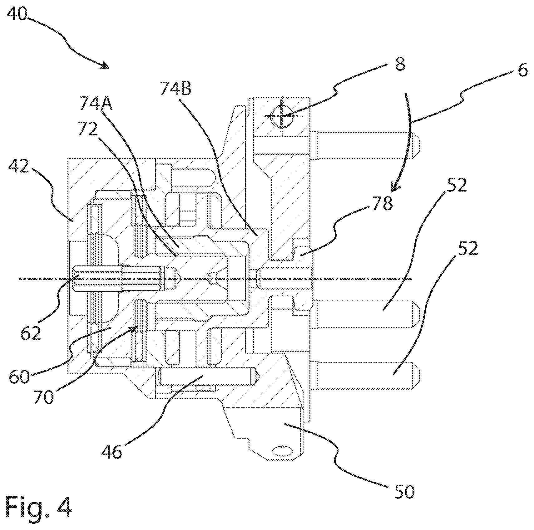 Patent US12564887 Figure 3 – Changer device for clamping heads