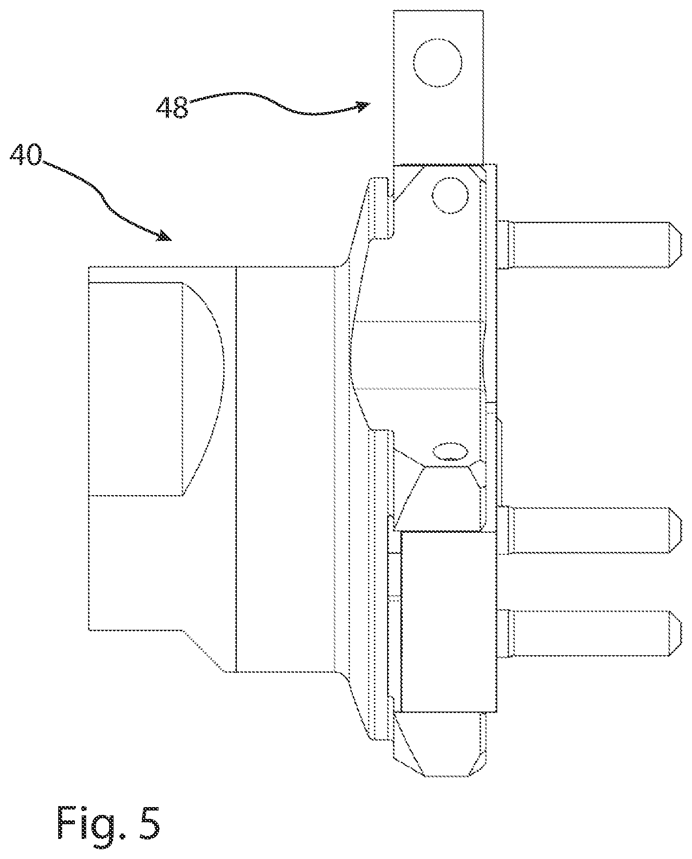 Patent US12564887 Figure 4 – Changer device for clamping heads