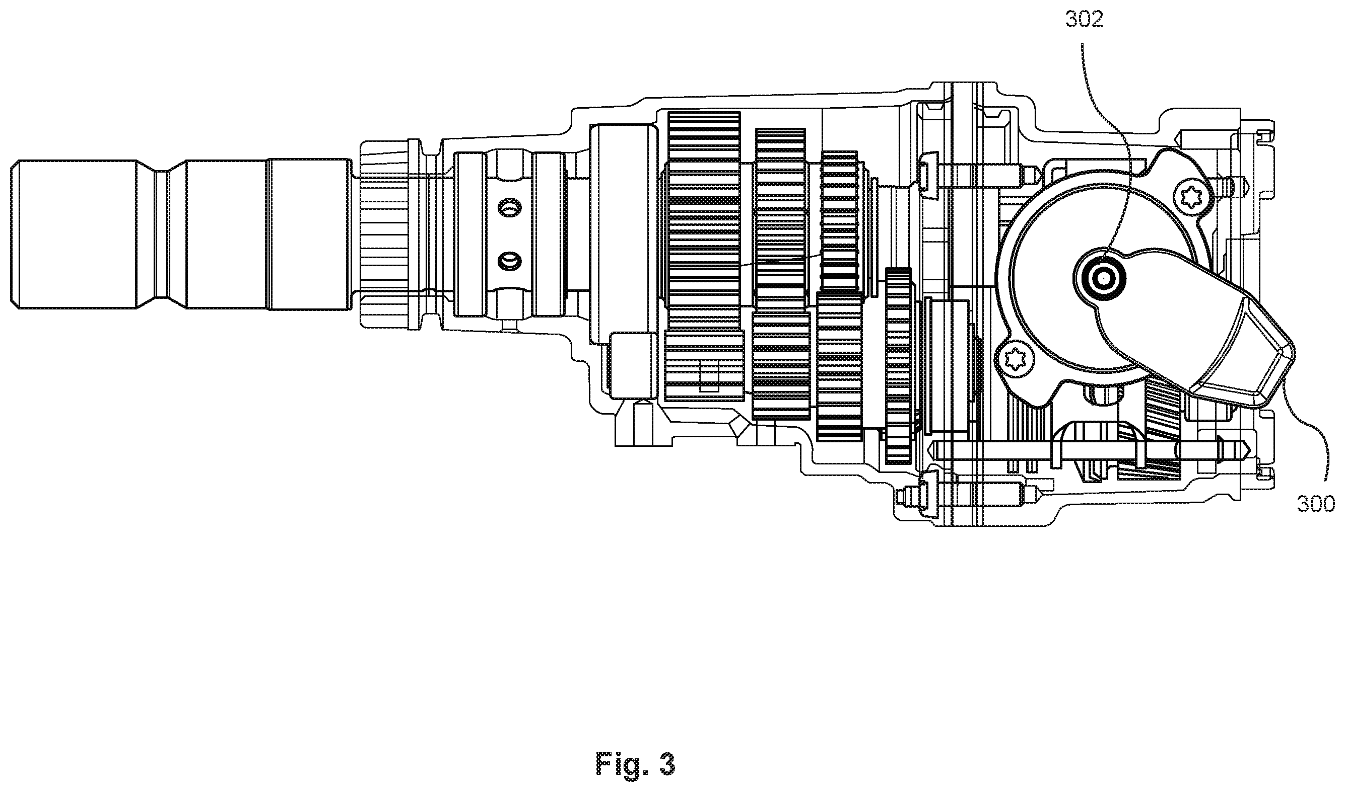Patent US12564888 Figure 3 – Power tool and a transmission therefor