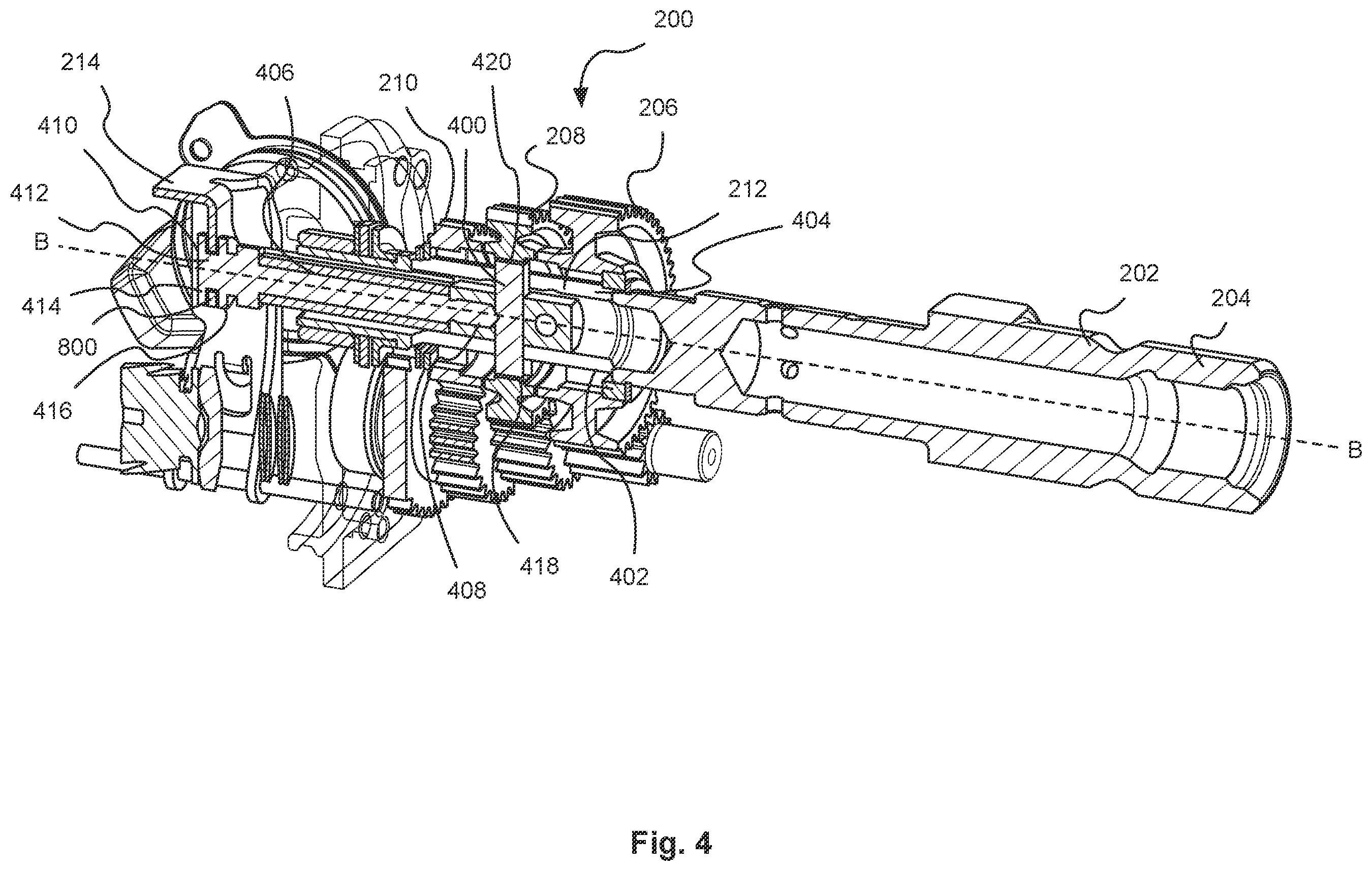 Patent US12564888 Figure 4 – Power tool and a transmission therefor