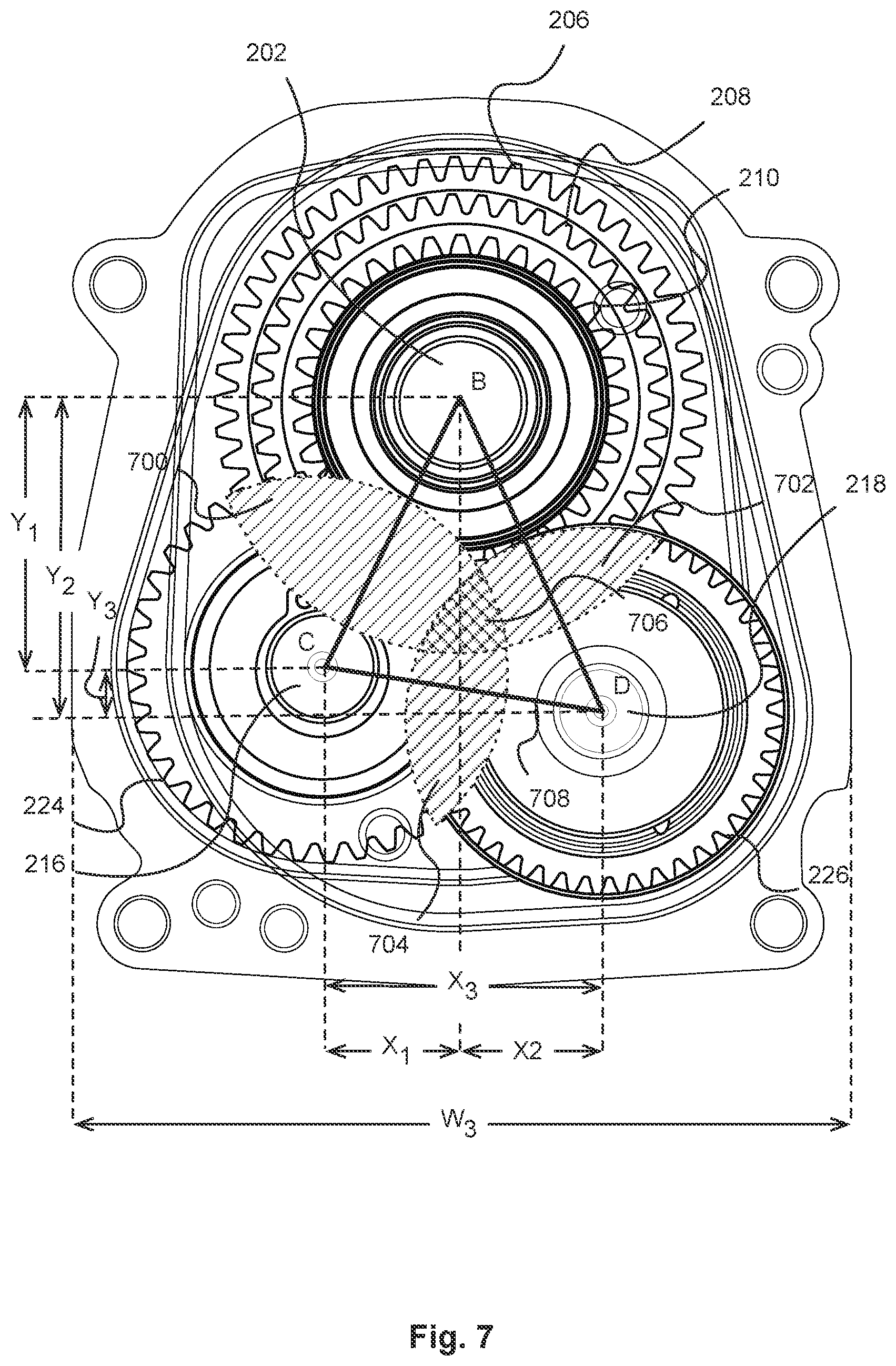 Patent US12564888 Figure 7 – Power tool and a transmission therefor