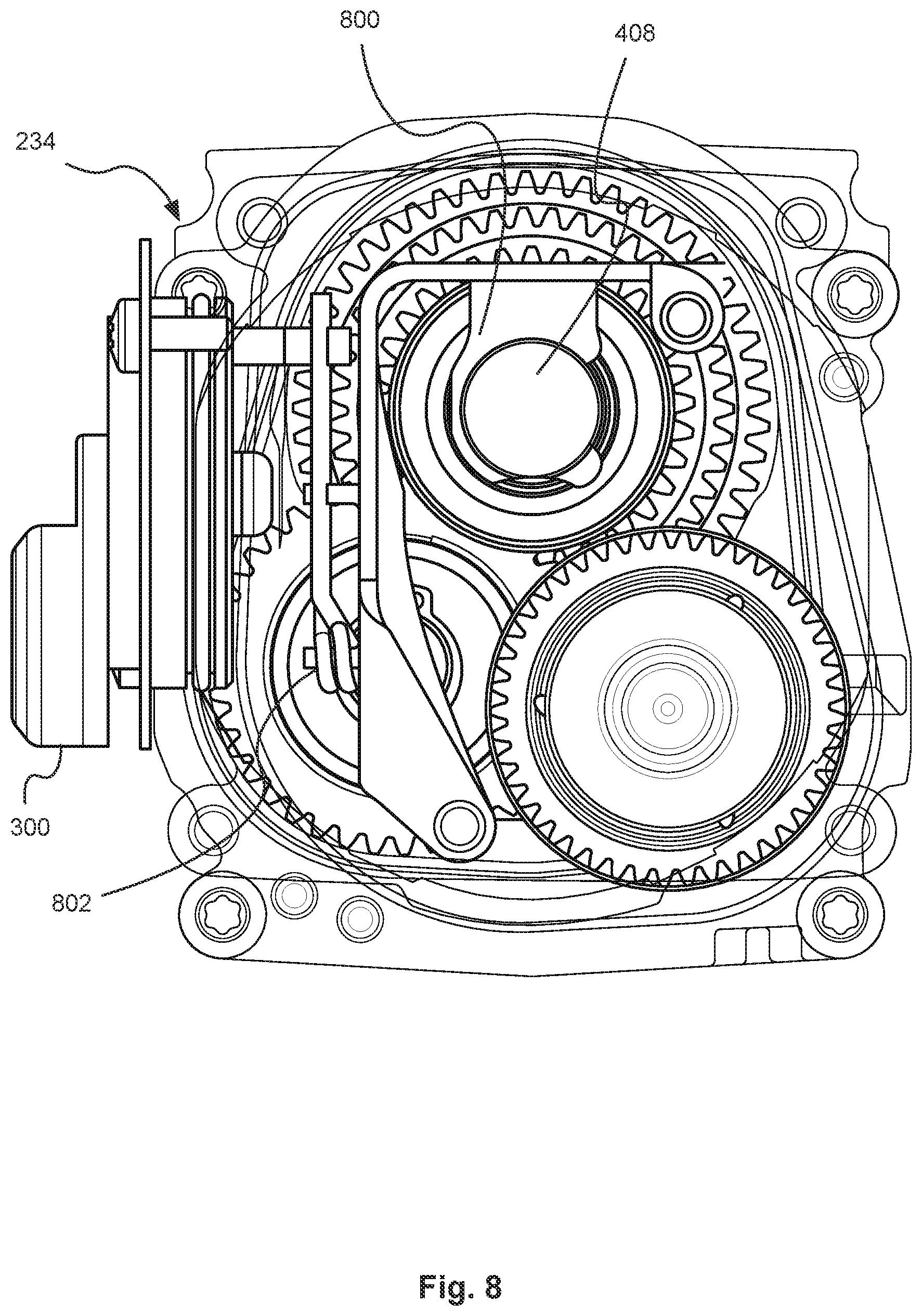 Patent US12564888 Figure 8 – Power tool and a transmission therefor