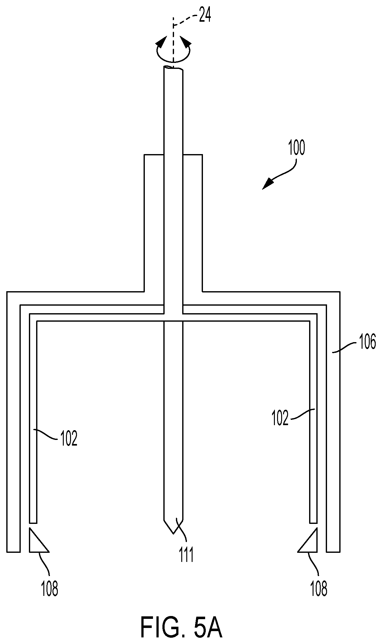 Patent US12564889 Figure 5 – Cutting accessory for a drill