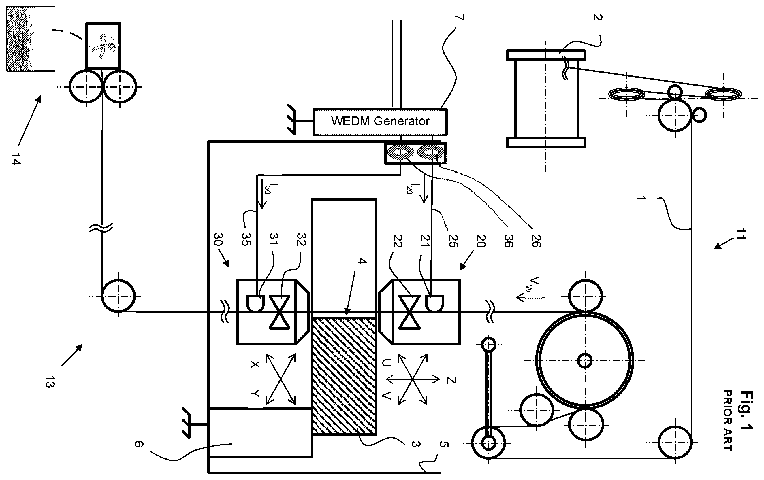 Patent US12564893 Figure 1 – Method for electrical discharge machining