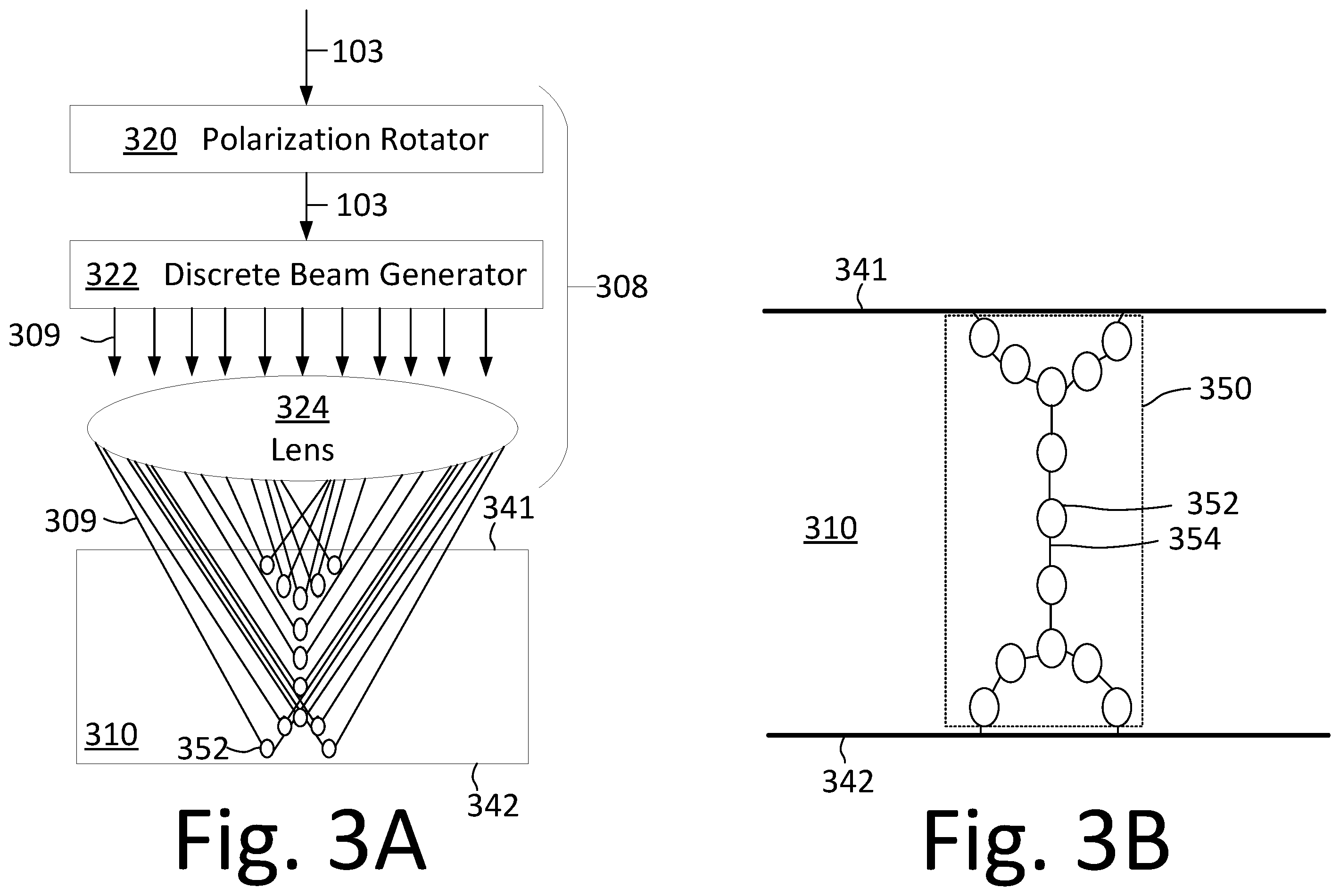 Patent US12564898 Figure 3 – Structured discrete beam formation for cutting transparent substrates