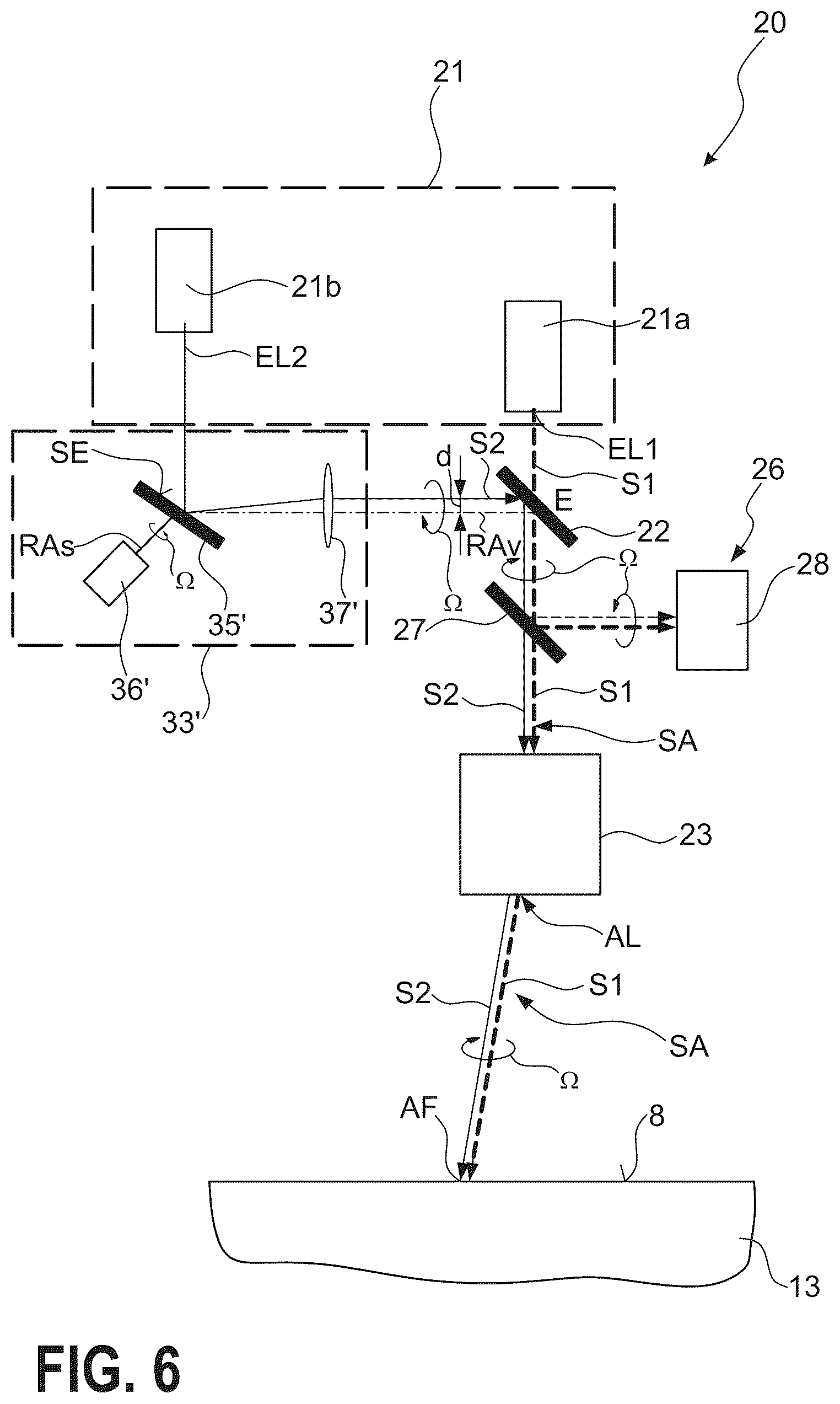 Patent US12564899 Figure 6 – Method and apparatus for irradiating a material with an energy beam