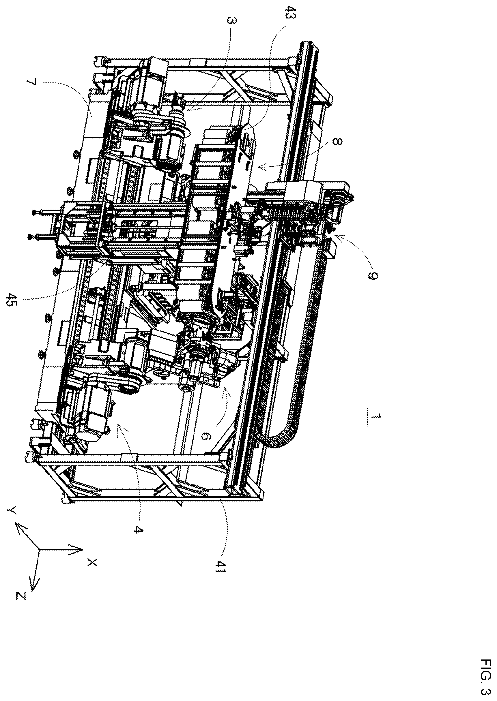 Patent US12564912 Figure 3 – Machine tool and control device for managing a usage time of a tool
