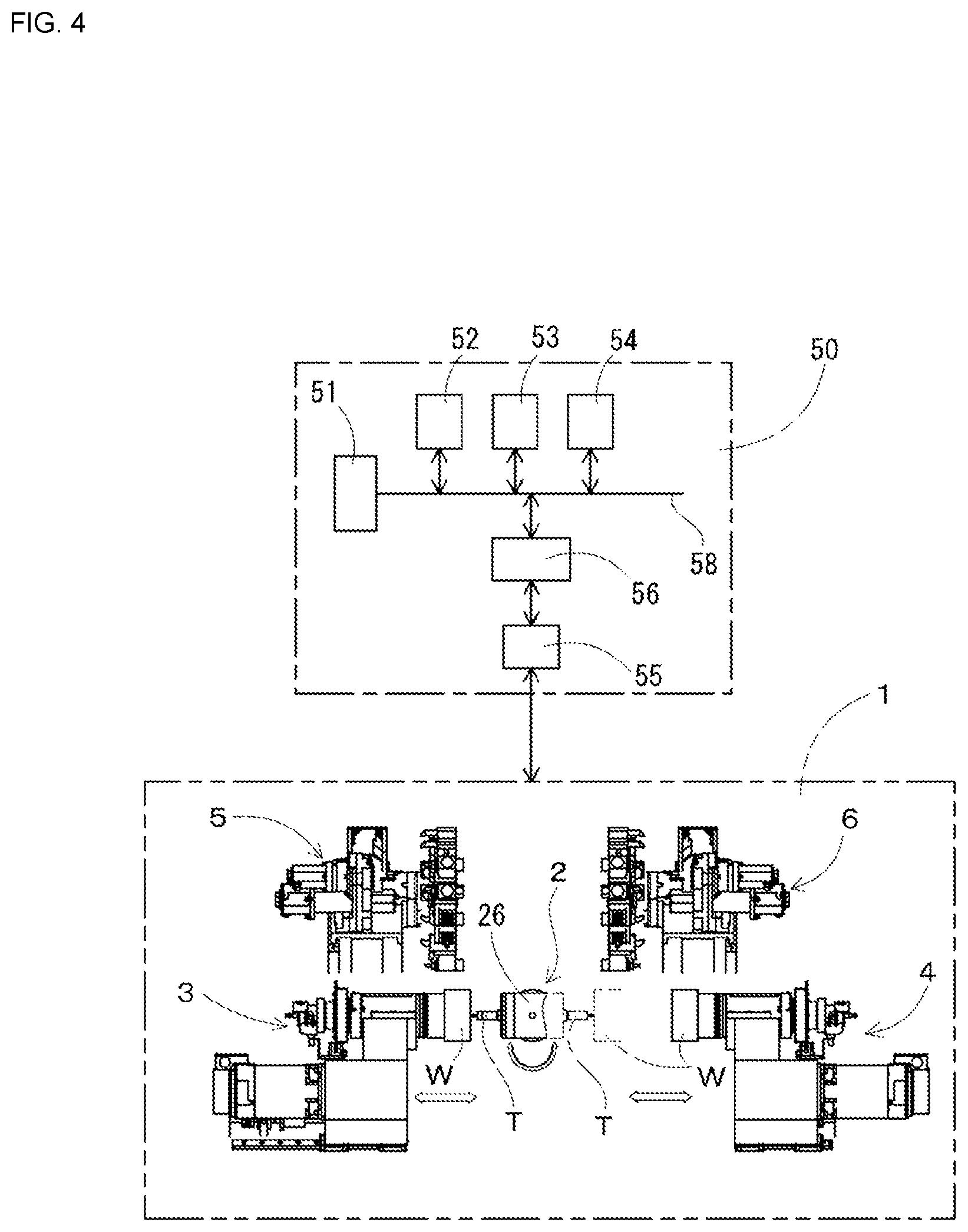 Patent US12564912 Figure 4 – Machine tool and control device for managing a usage time of a tool