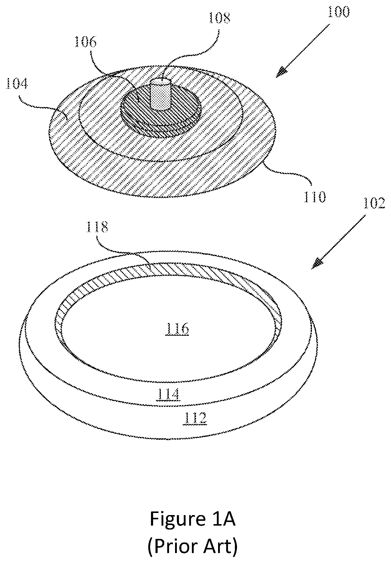 Patent US12564917 Figure 1 – Buffing pad