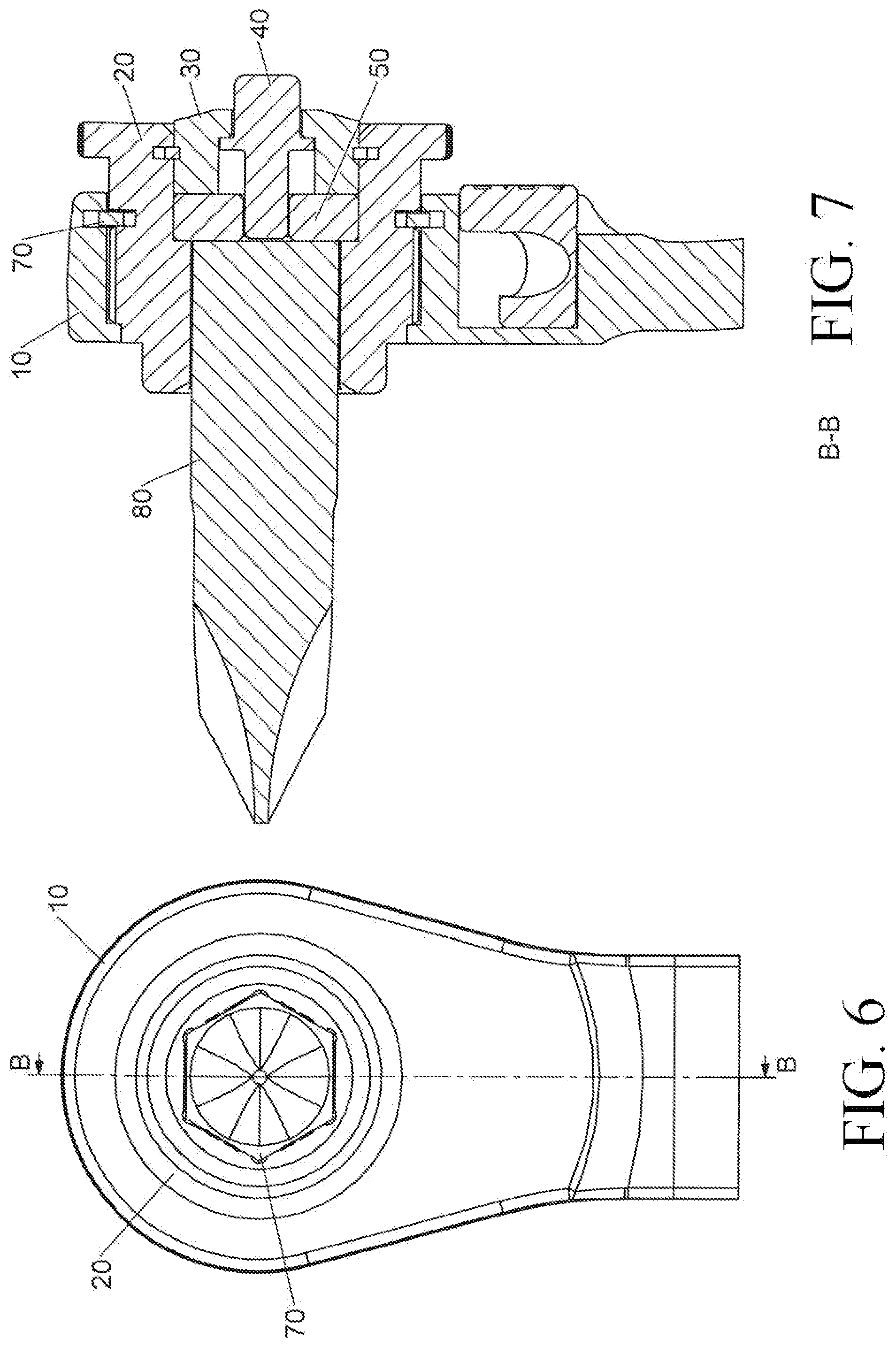 Patent US12564922 Figure 4 – Ratchet wrench structure