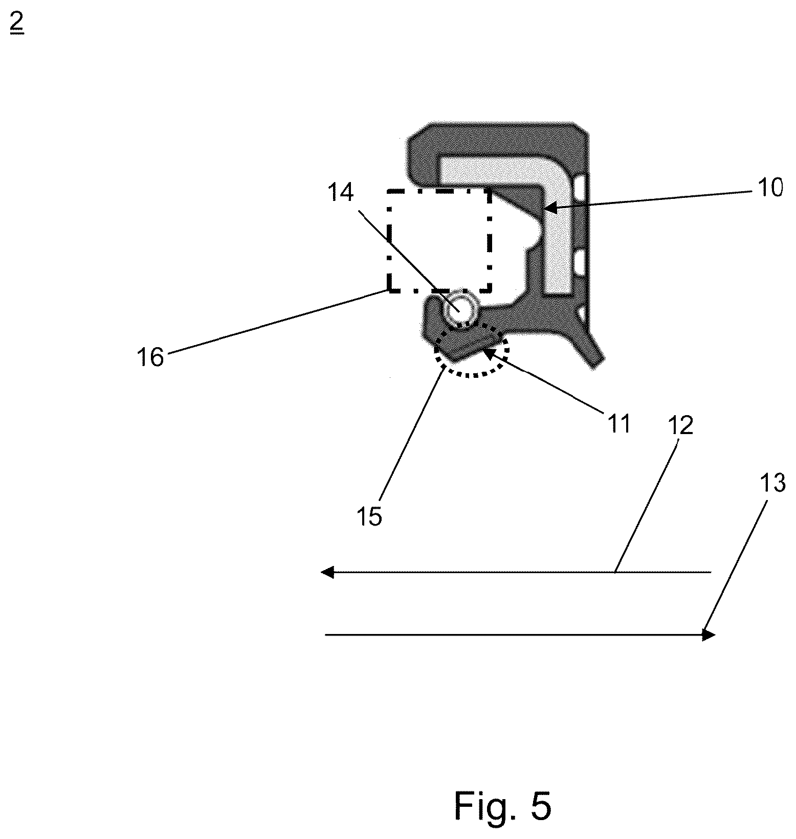 Patent US12564923 Figure 5 – Mounting tool for positioning a shaft sealing ring on a shaft and method for producing a shaft seal