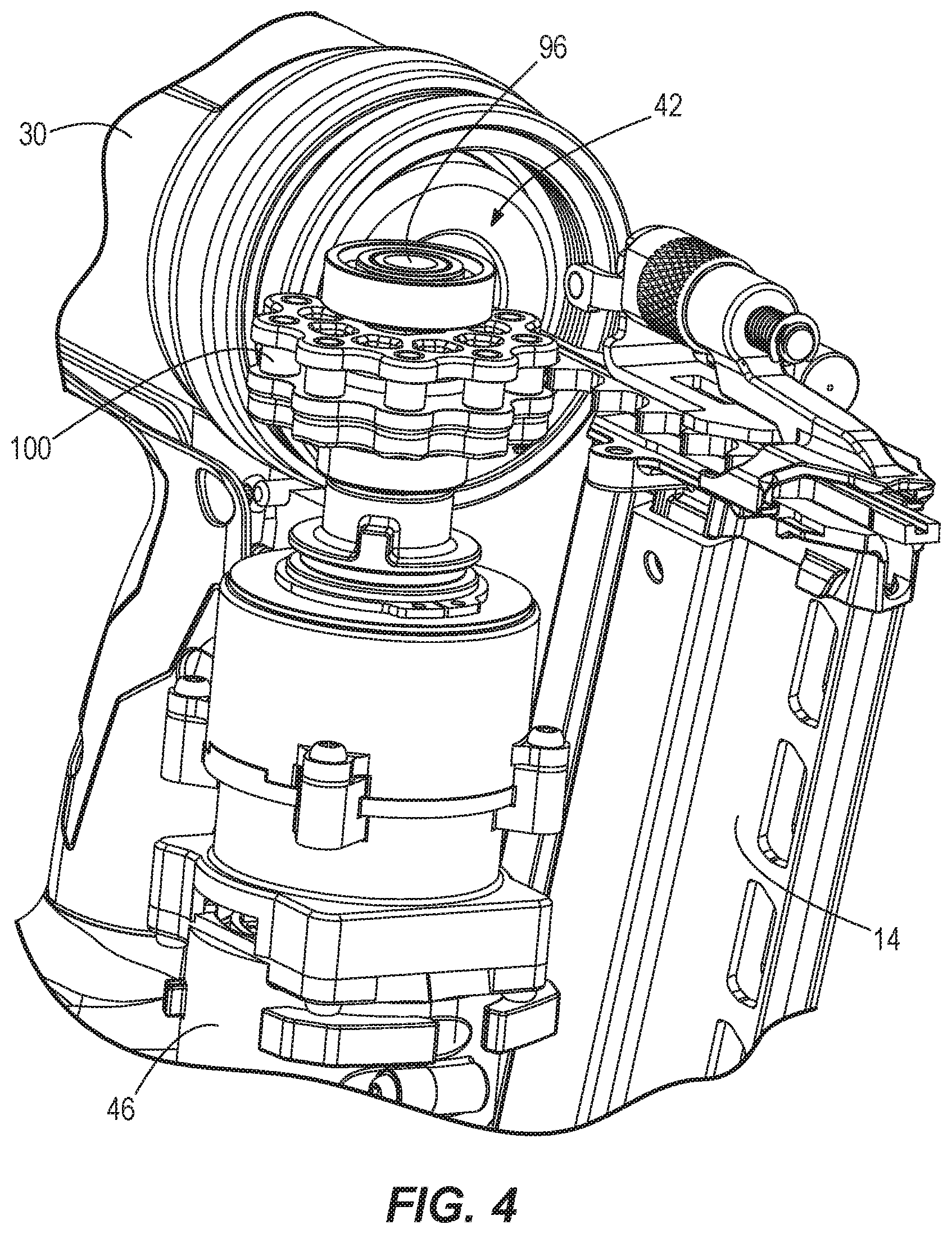 Patent US12564925 Figure 4 – Gas spring-powered fastener driver