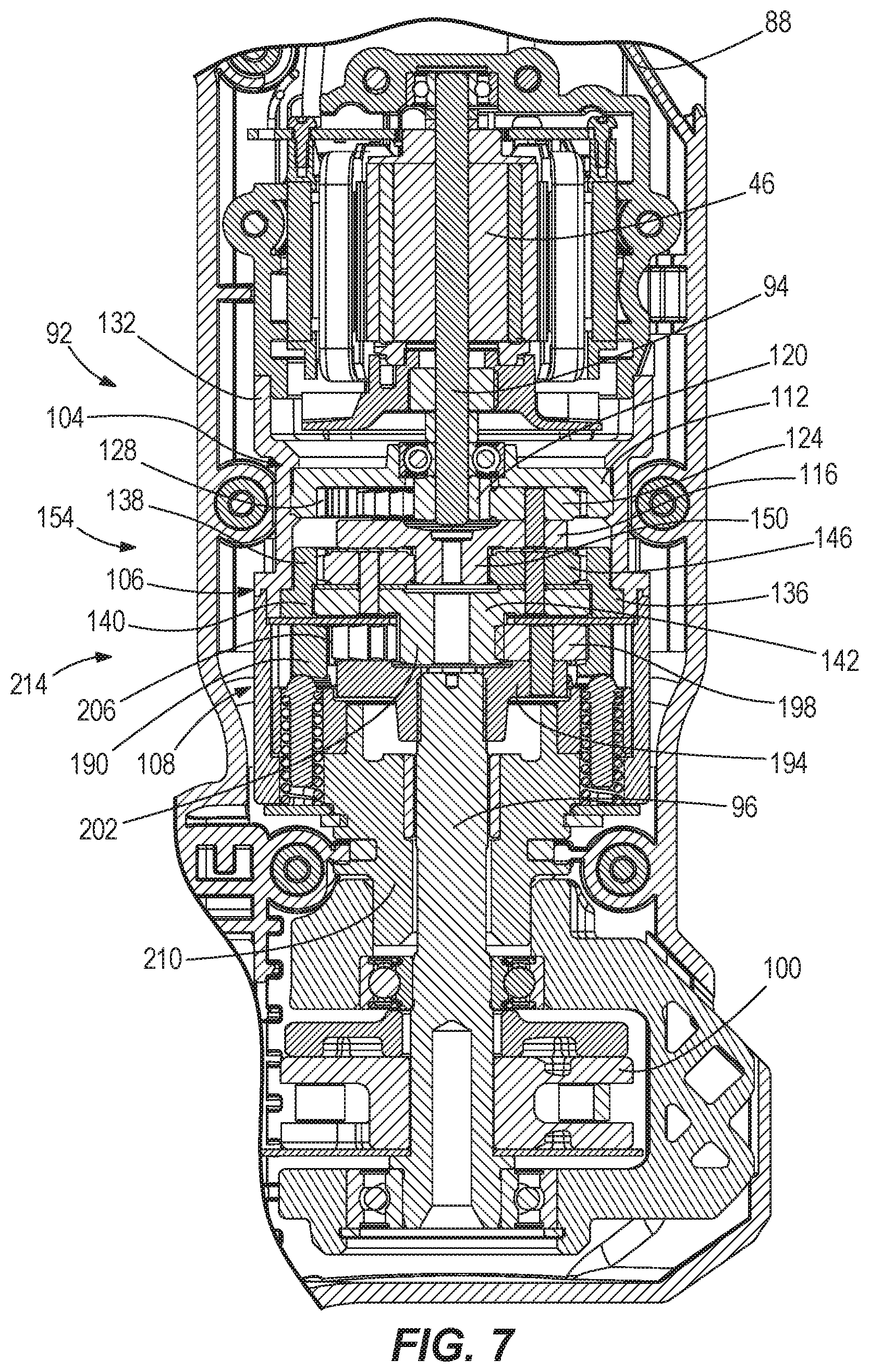 Patent US12564925 Figure 7 – Gas spring-powered fastener driver