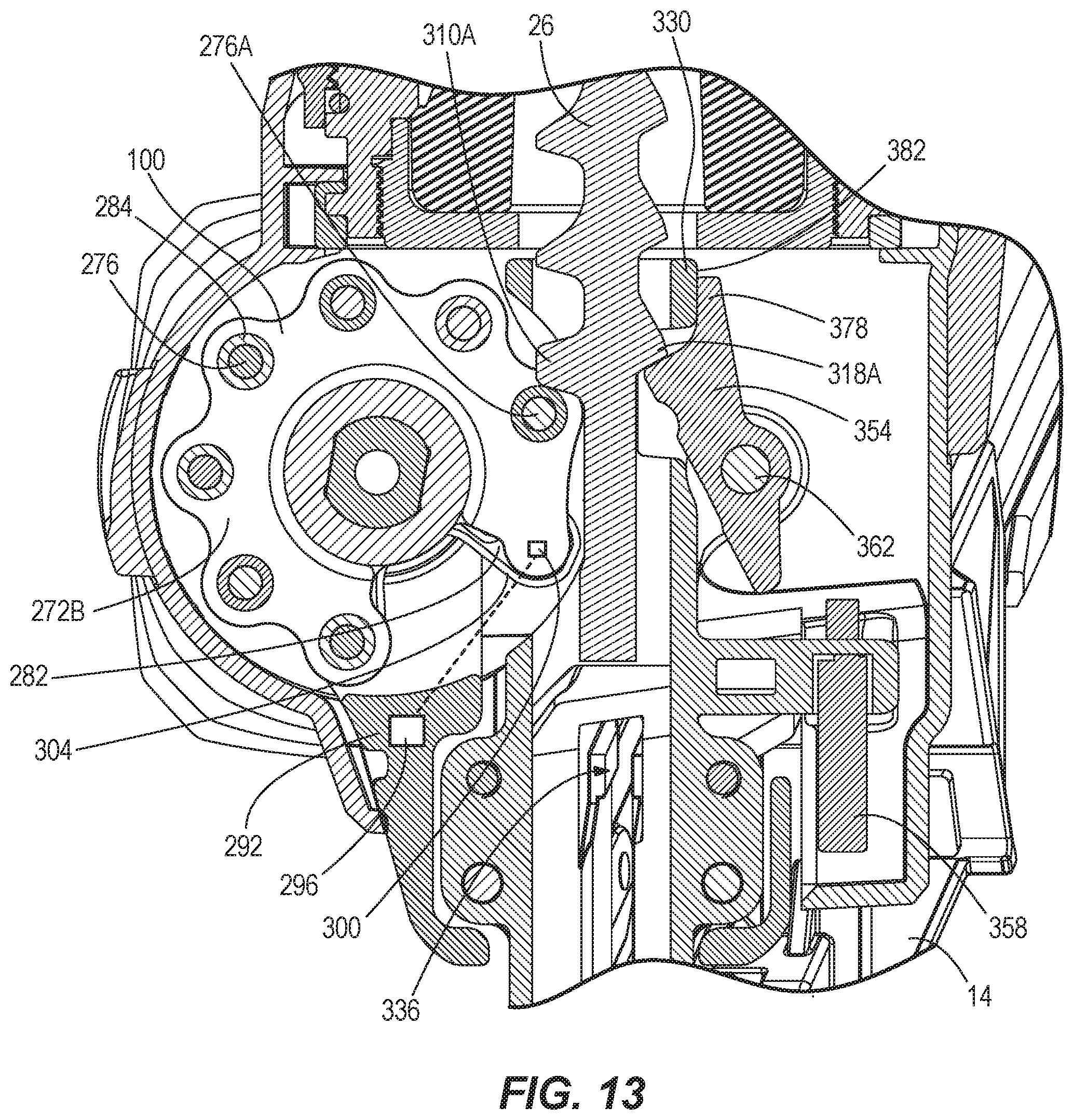 Patent US12564925 Figure 13 – Gas spring-powered fastener driver