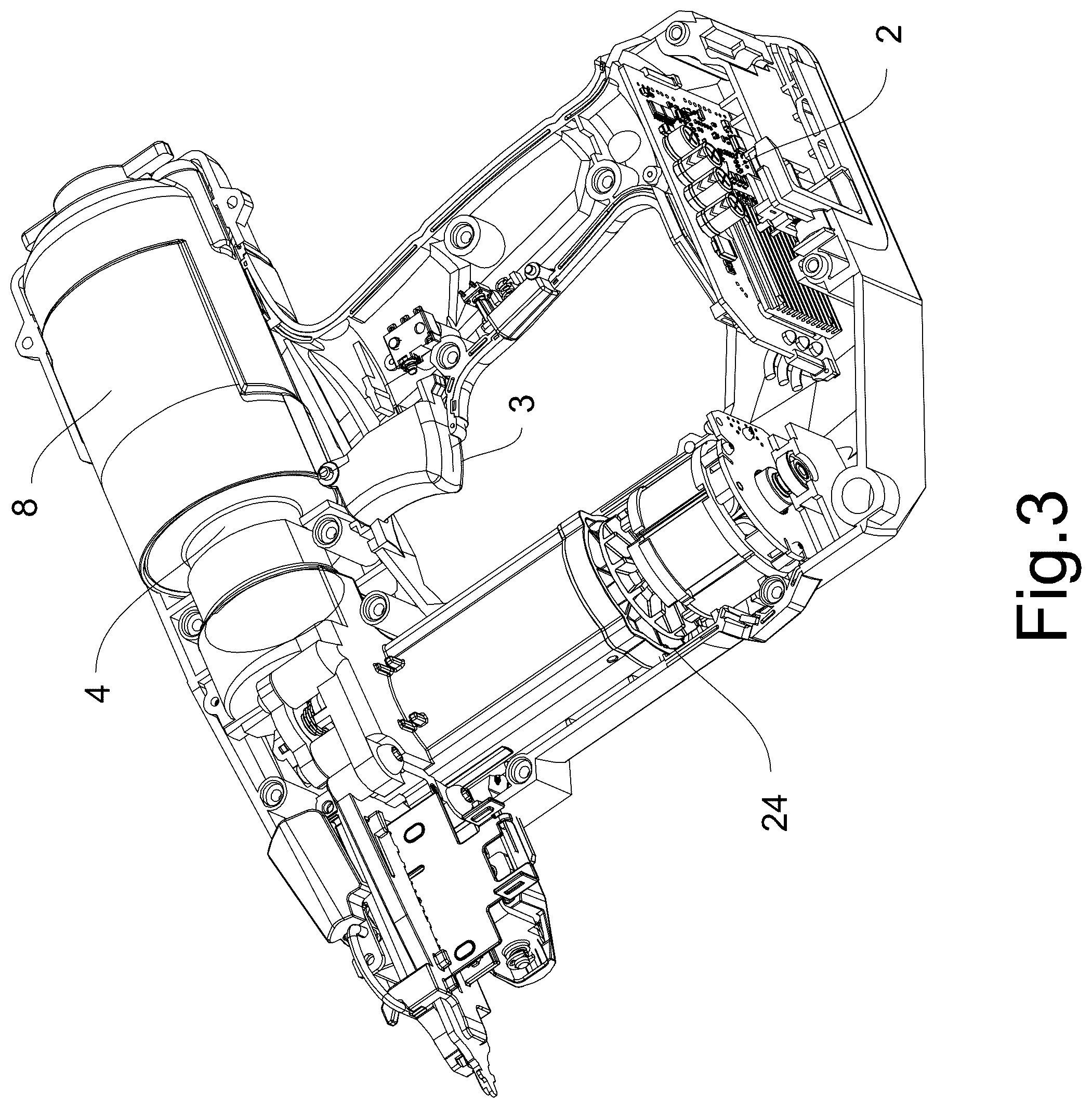 Patent US12564926 Figure 3 – Output energy adjustable gas spring fastener drive tool