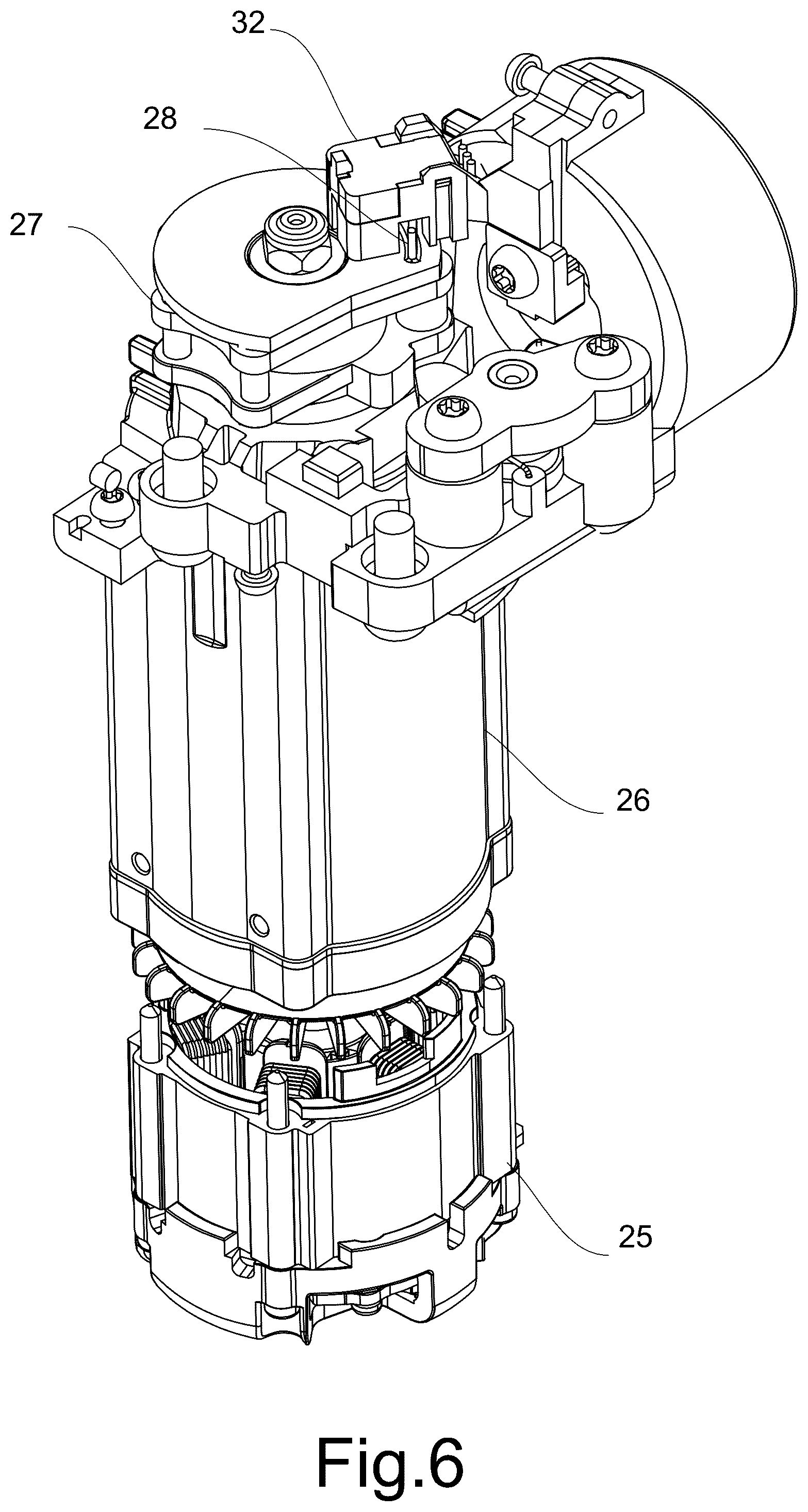 Patent US12564926 Figure 6 – Output energy adjustable gas spring fastener drive tool