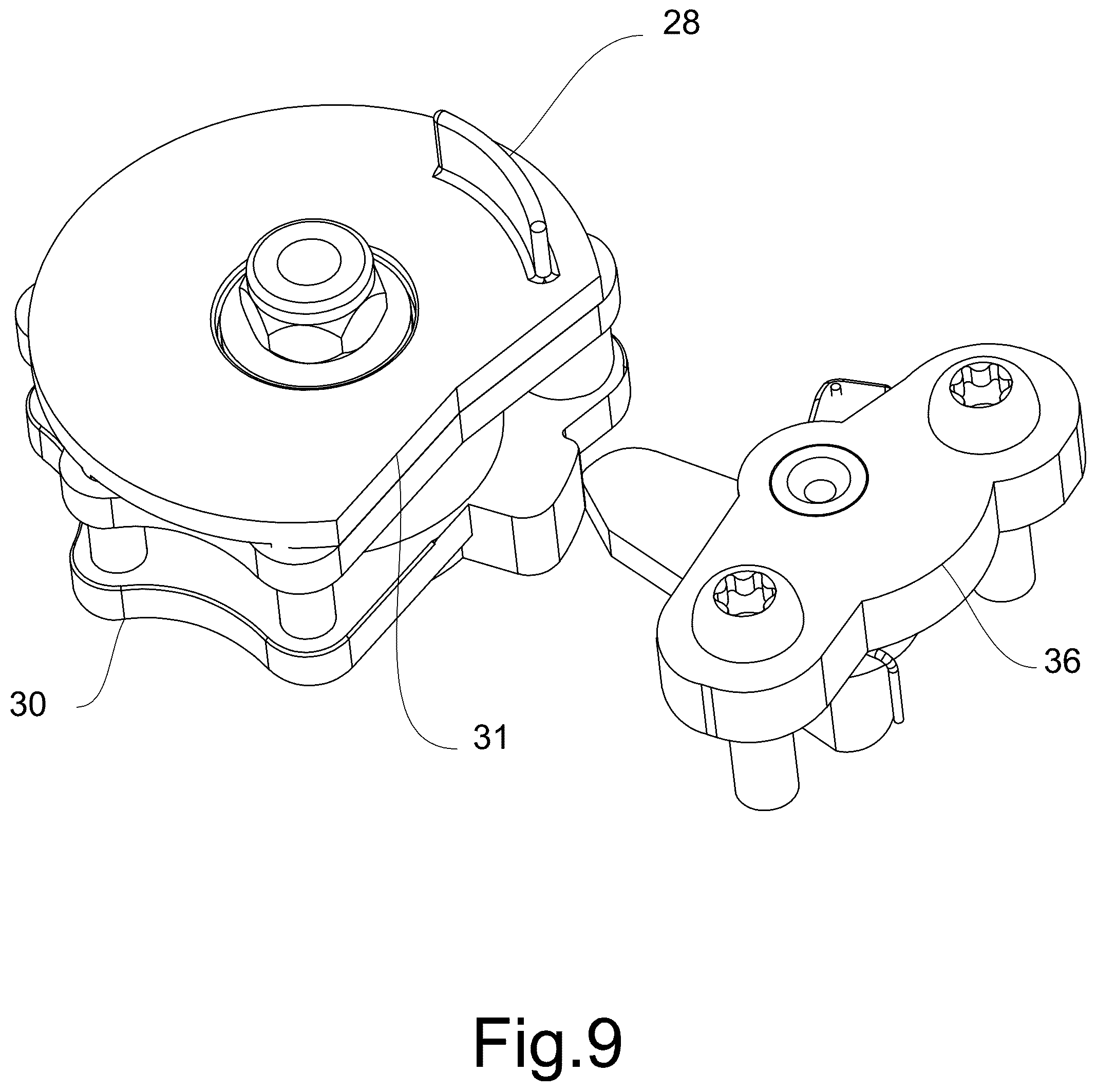Patent US12564926 Figure 9 – Output energy adjustable gas spring fastener drive tool