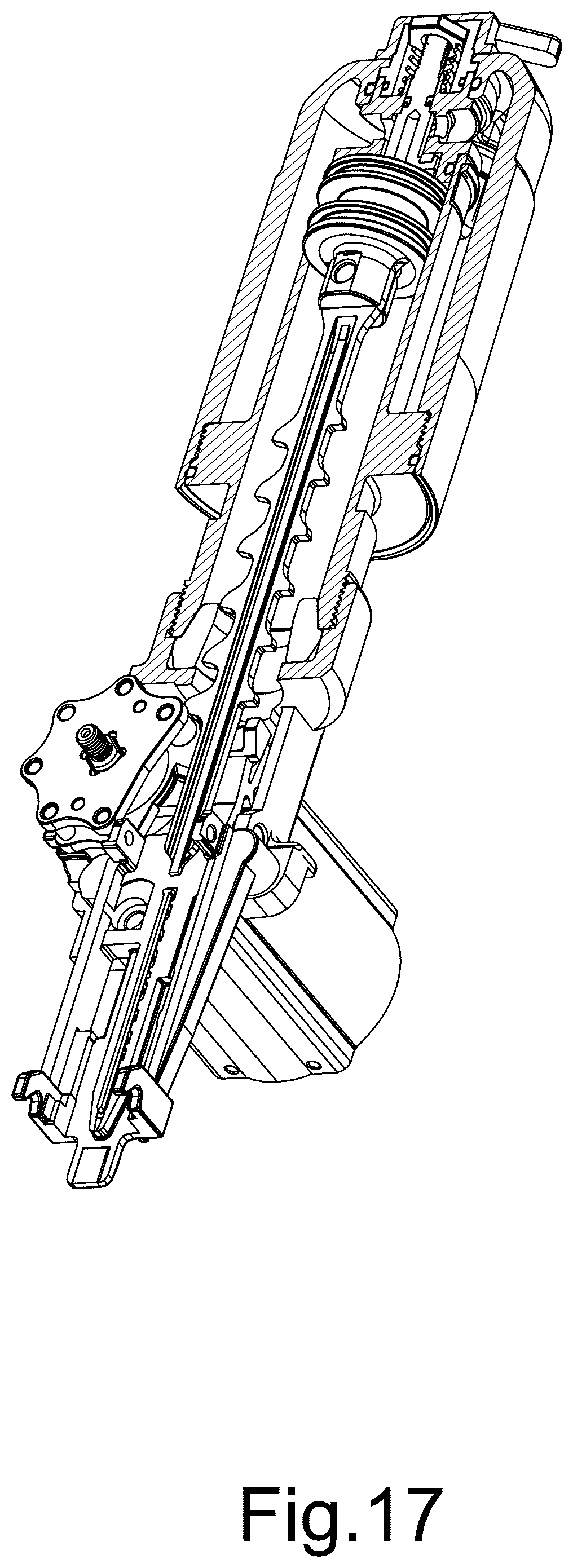 Patent US12564926 Figure 17 – Output energy adjustable gas spring fastener drive tool