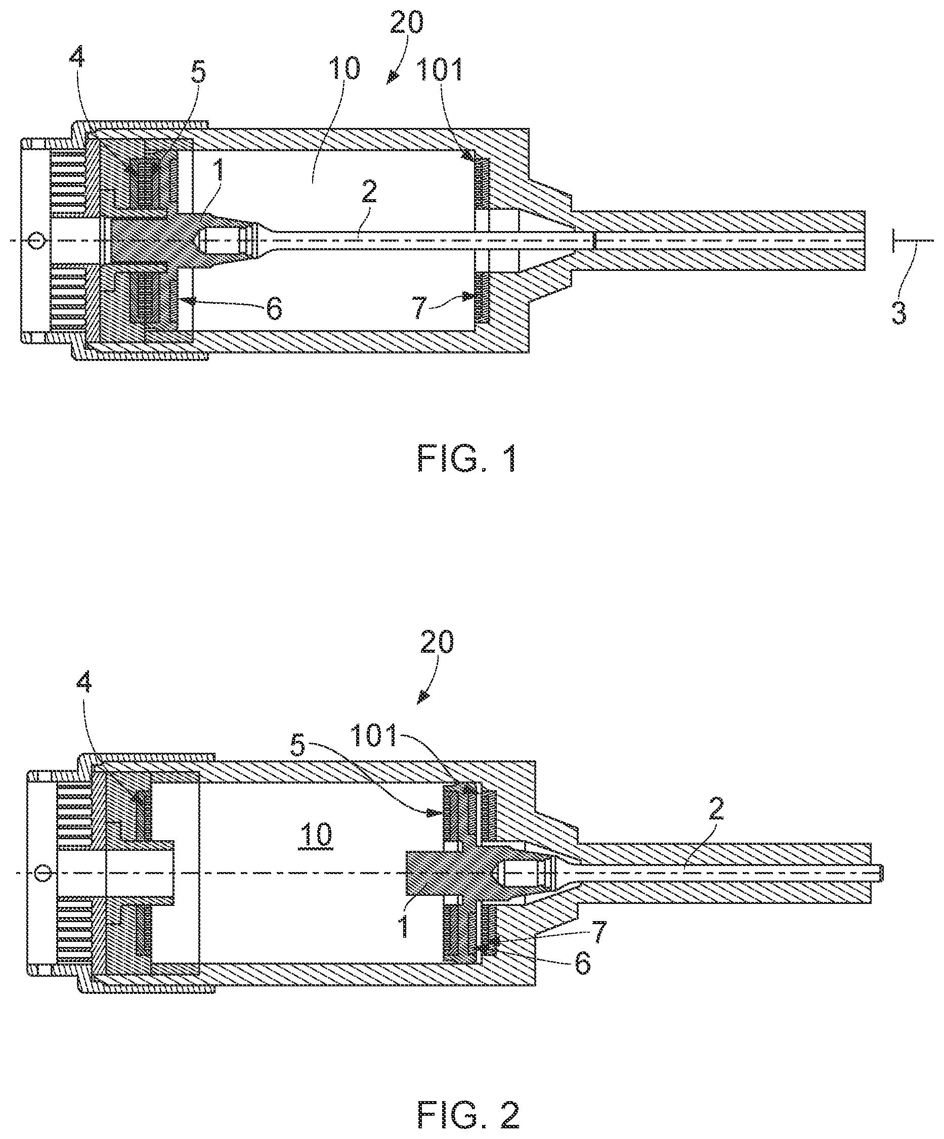 Patent US12564927 Figure 1 – Electroportable device