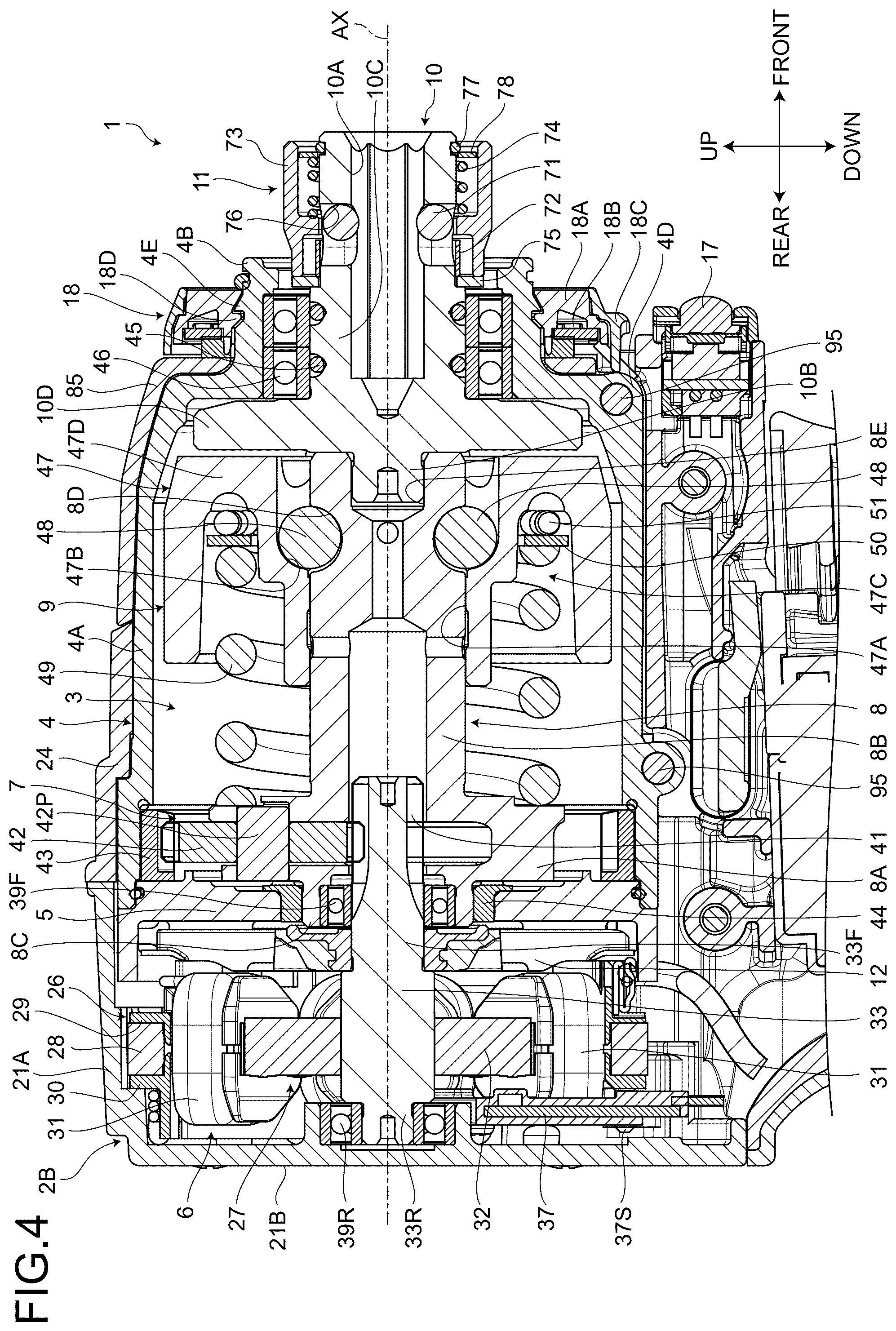 Patent US12564931 Figure 4 – Power tool