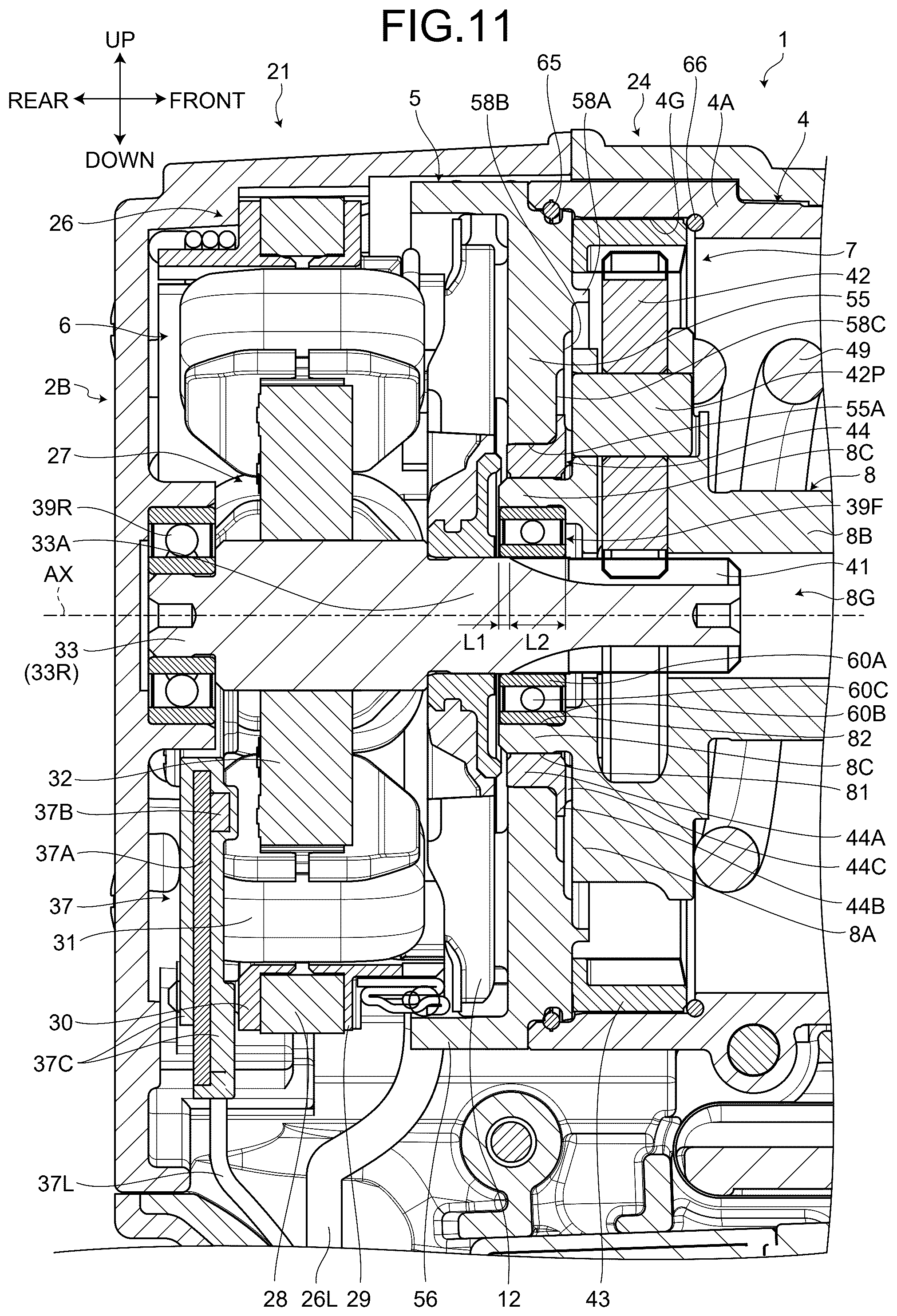 Patent US12564931 Figure 11 – Power tool