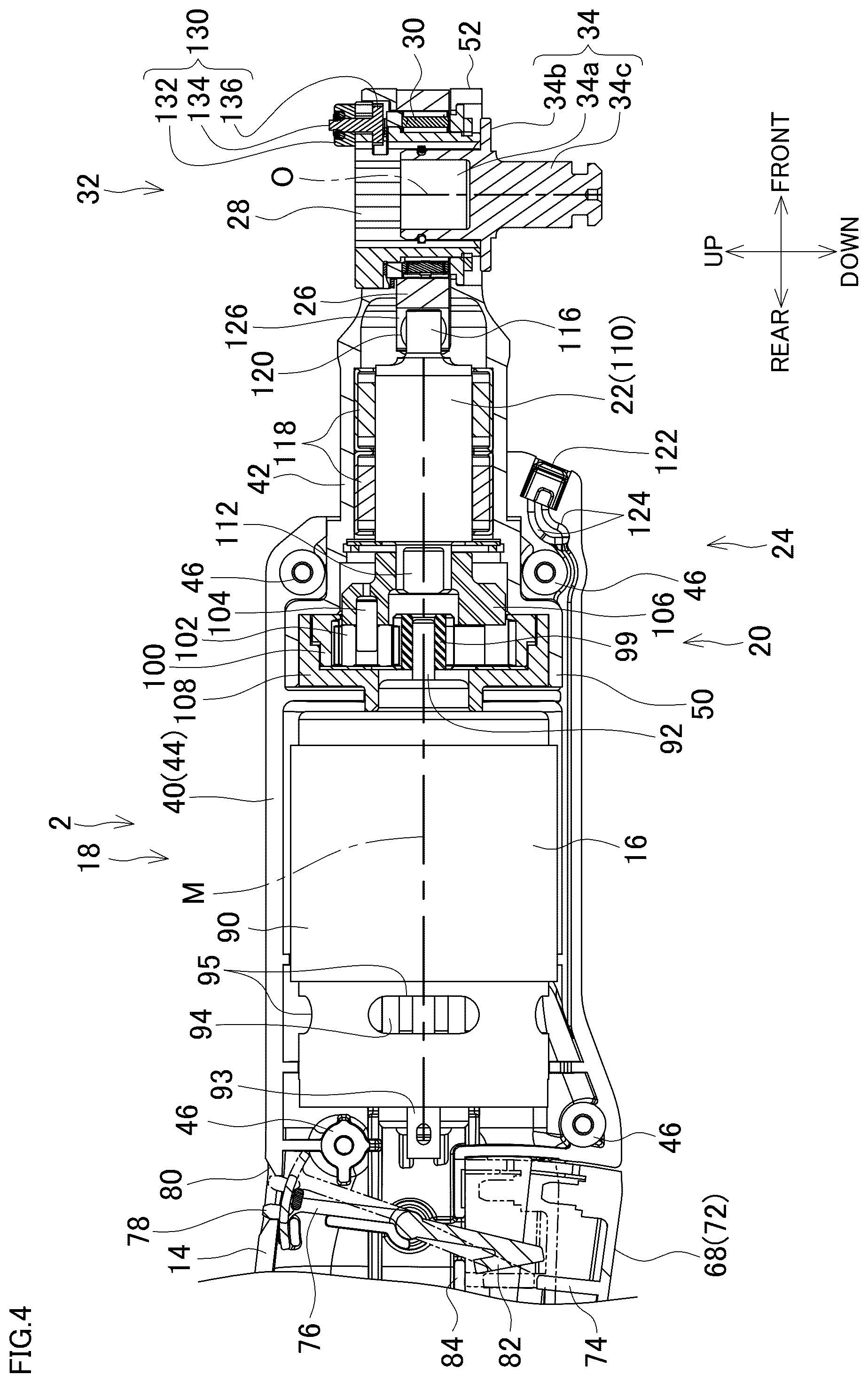 Patent US12564932 Figure 4 – Ratchet wrench